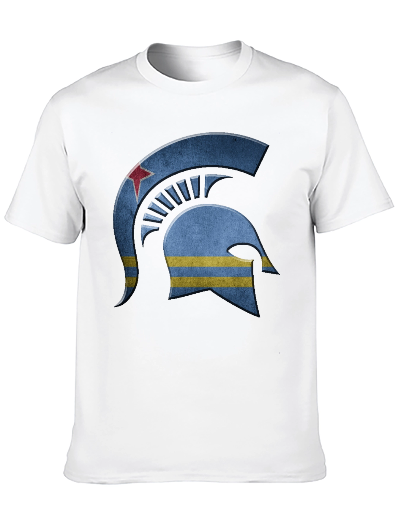 Black Aruba Spartan Helmet T-Shirt - Stylish & Unique Design view 10