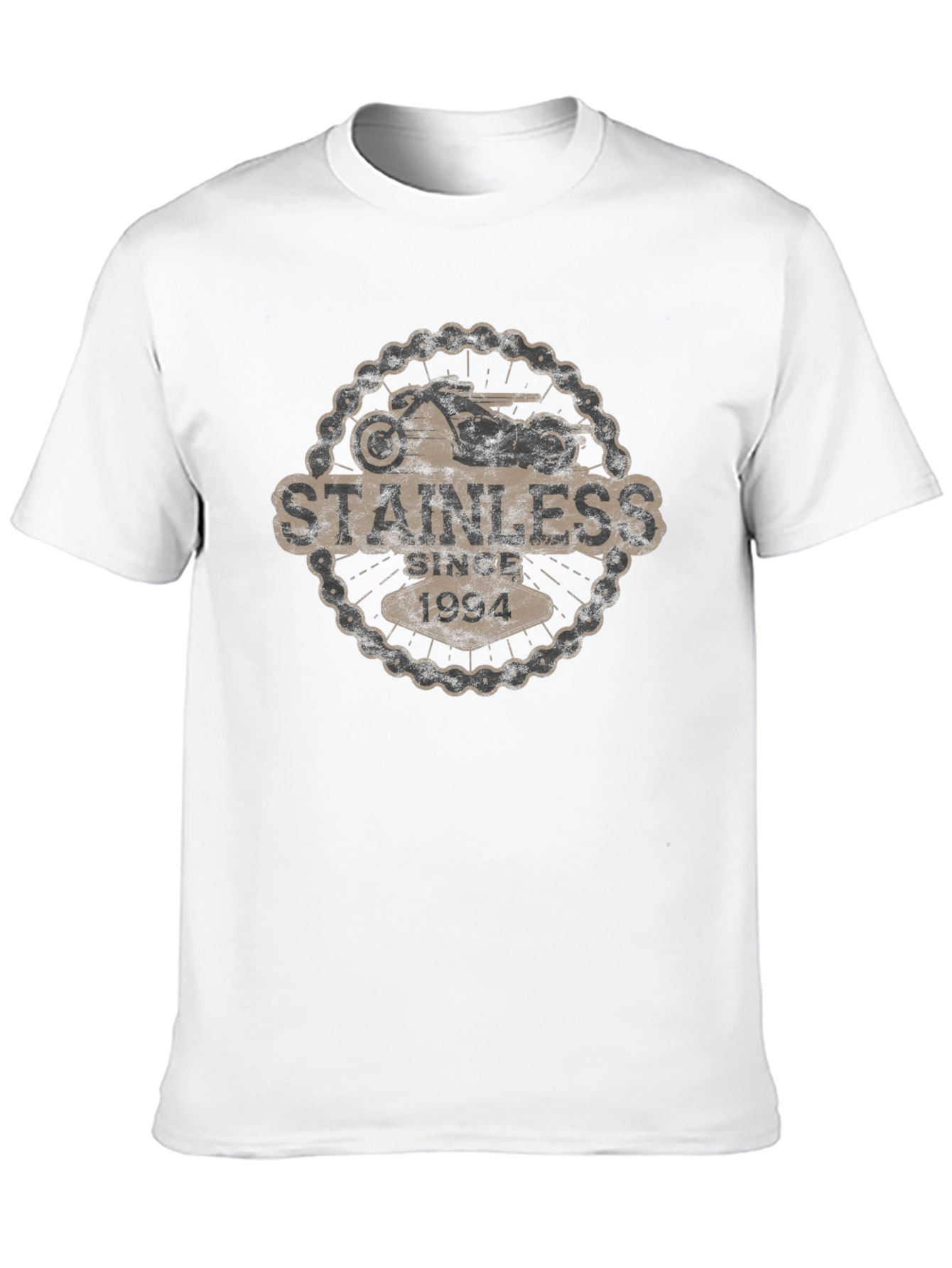 Black Stainless Since 1994 Motorcycle T-Shirt view 10