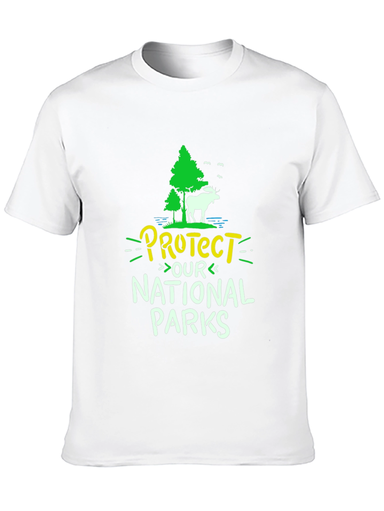 Black Protect Our National Parks Graphic Tee view 10
