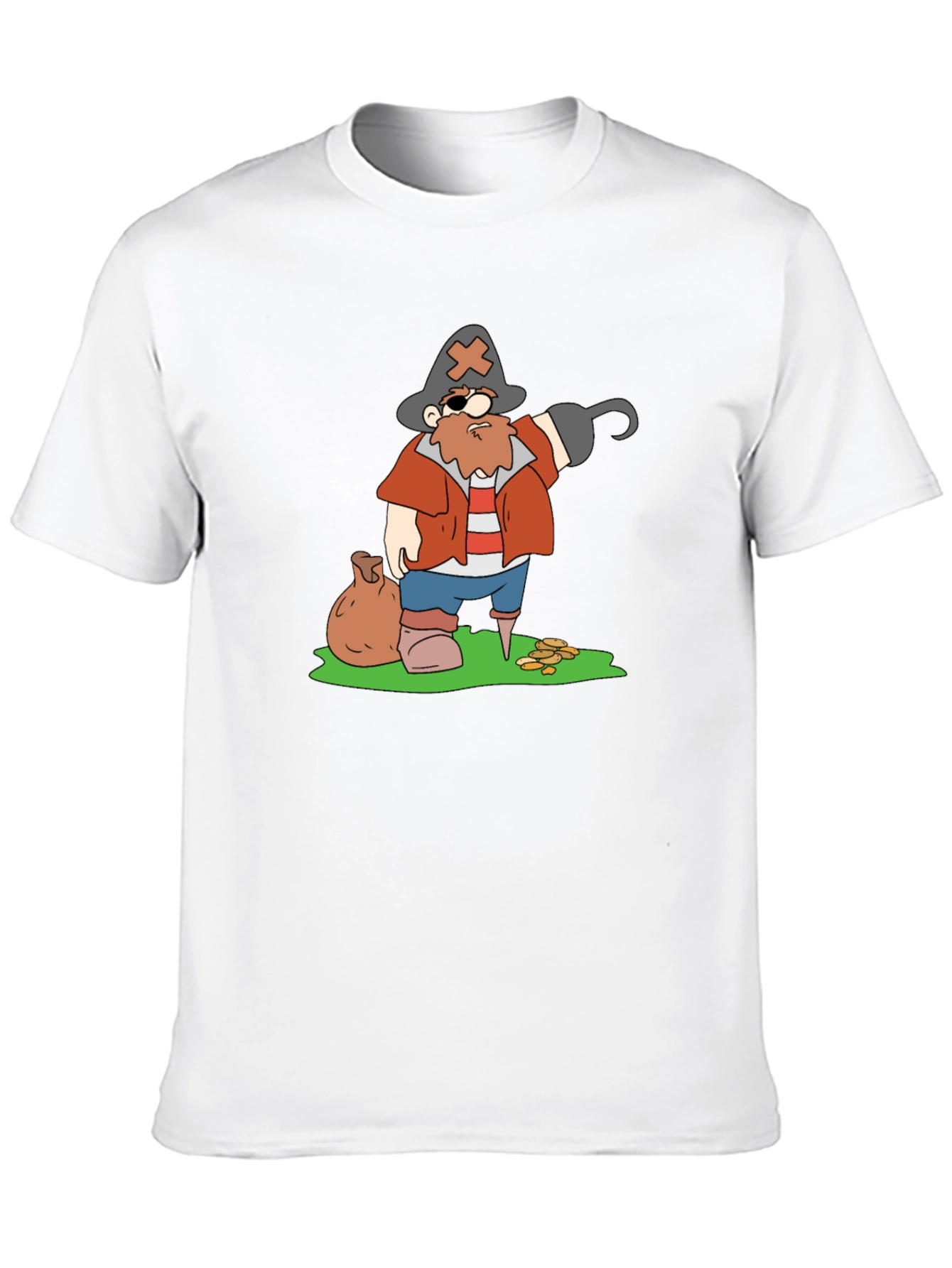 Pirate Cartoon Graphic T-Shirt - 10