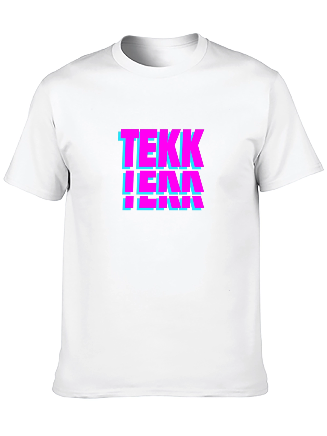 Black Tekk Tee: Retro Style Graphic T-Shirt view 10