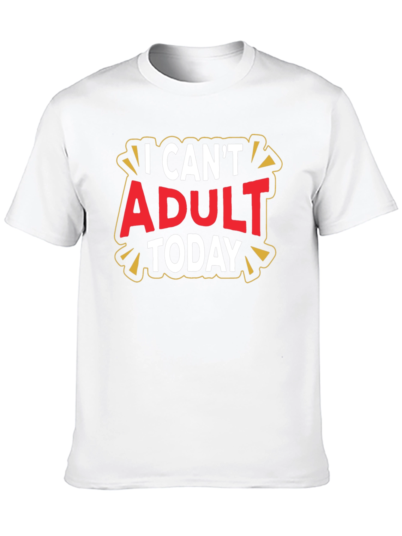 Black I Can't Adult Today Graphic Tee view 10
