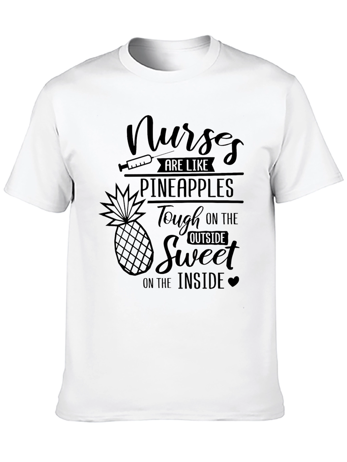 Black Nurses Are Like Pineapples Graphic Tee view 10