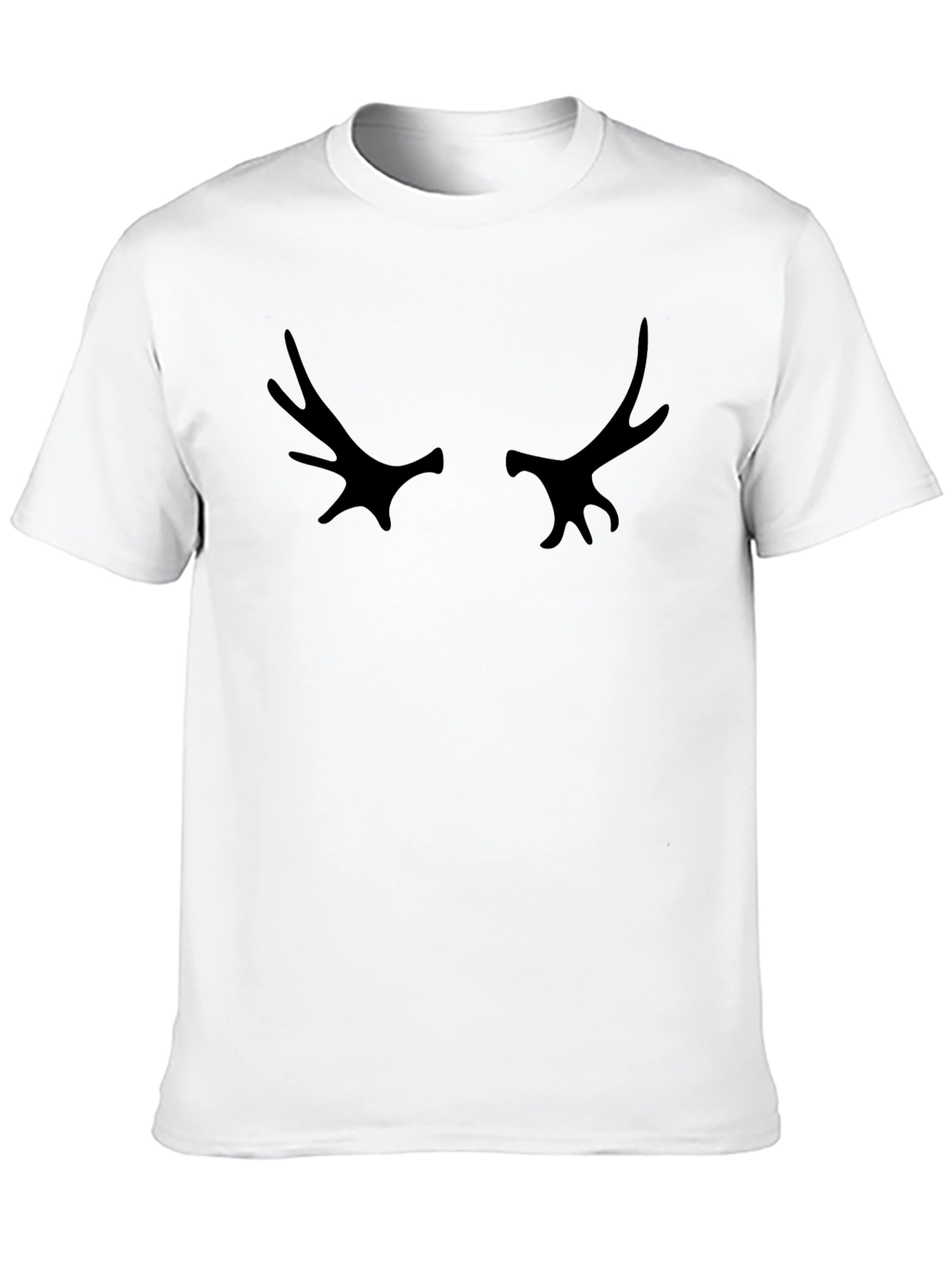 Black Antler Graphic Tee - Men's Black T-Shirt view 10