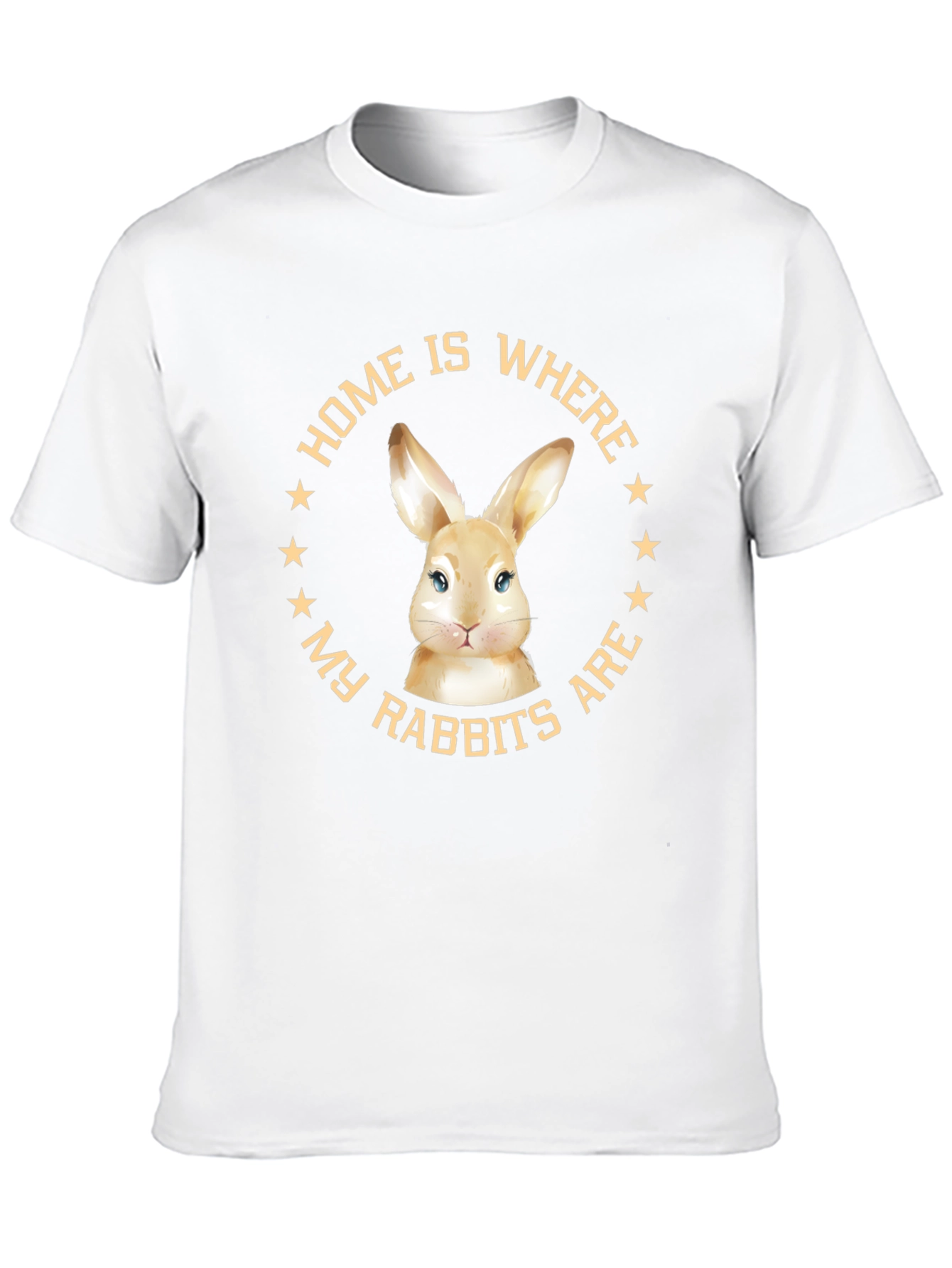 Home Is Where My Rabbits Are Graphic Tee - 10