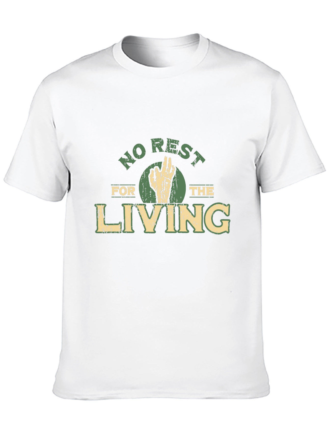 Black No Rest For The Living Graphic T-Shirt view 10