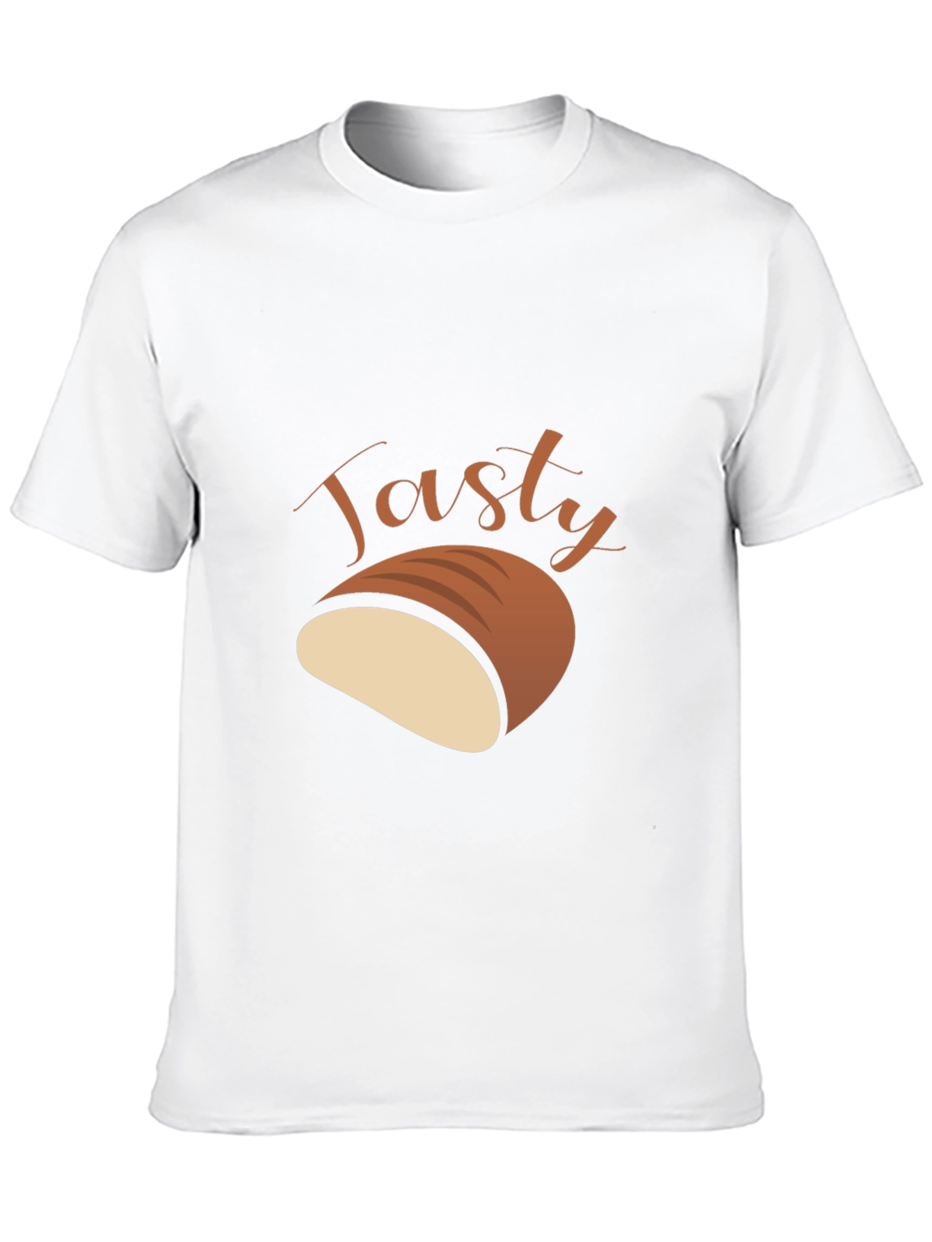Black Tasty Bread Graphic T-Shirt - Unisex Casual Tee view 10