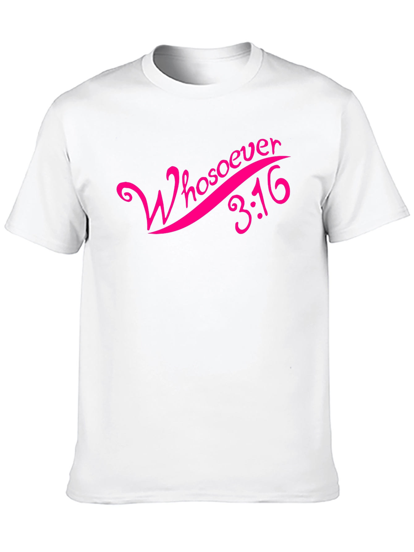 Black Whosoever John 3:16 Graphic T-Shirt view 10