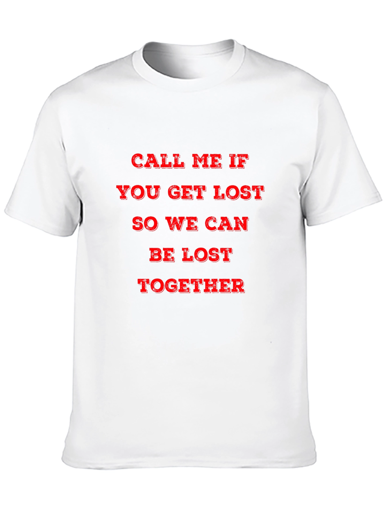 Black Call Me If You Get Lost T-Shirt - Trendy Graphic Tee view 10