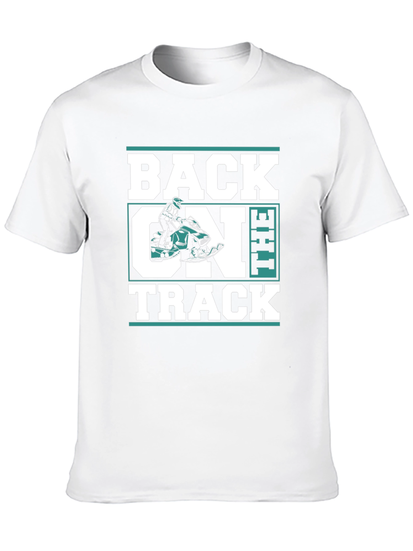 Black Back On The Track Graphic Tee view 10