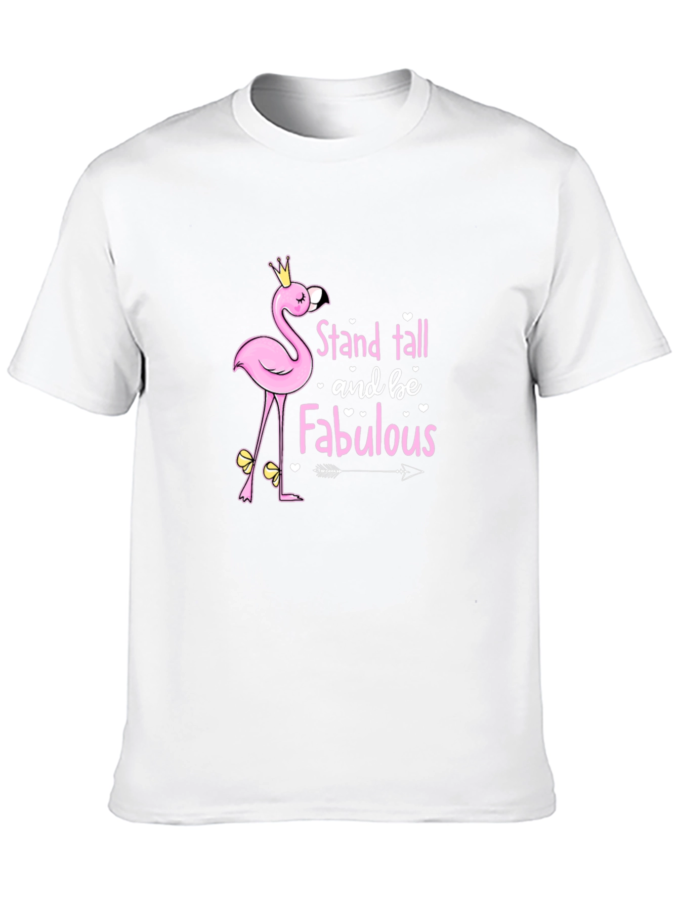 Black Stand Tall Flamingo Graphic Tee view 10