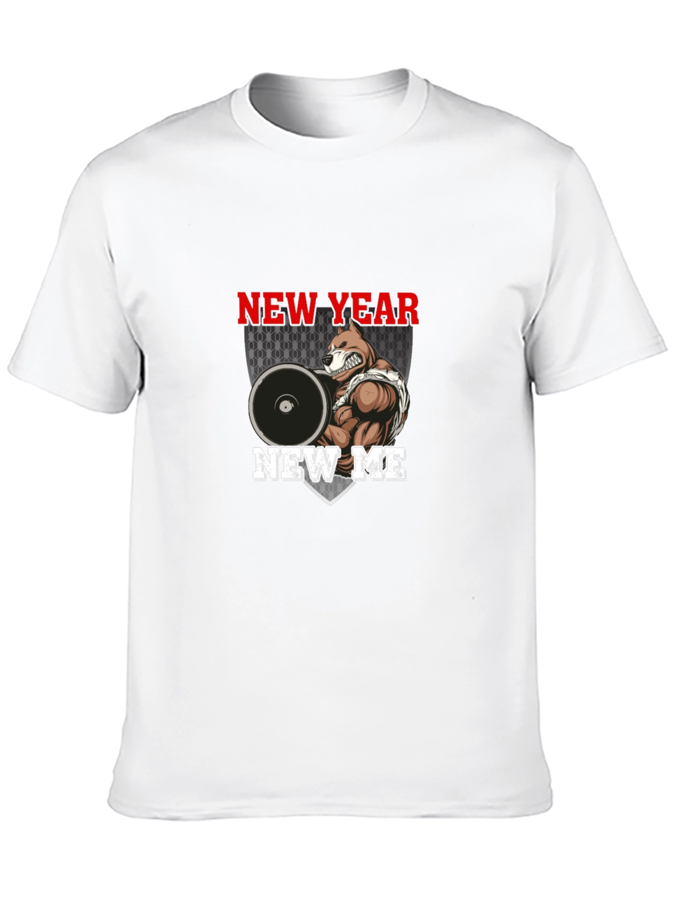Black New Year New Me Graphic Tee - Black Cotton view 10