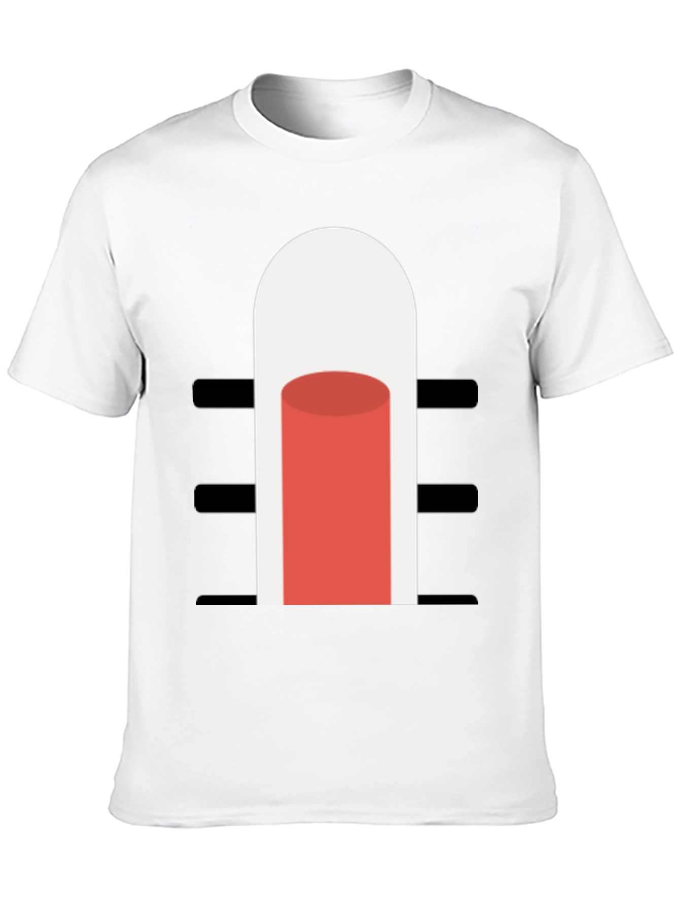 Black Modern Graphic Tee - Minimalist Design view 10