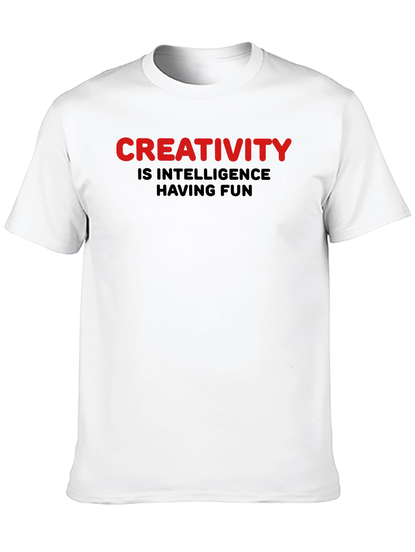 Black Creativity is Intelligence Having Fun T-Shirt view 10