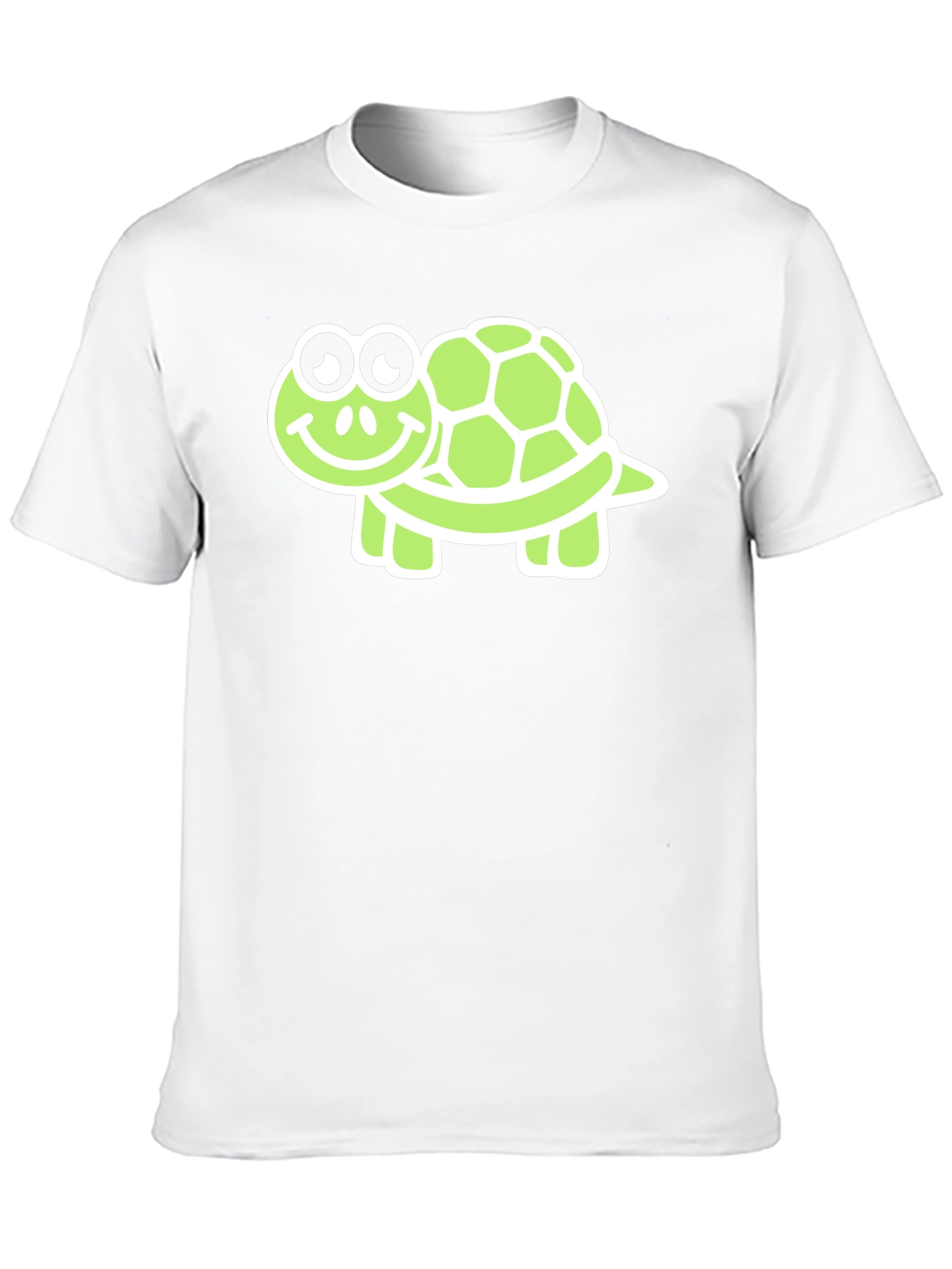 Black Cute Turtle Graphic Tee - Black view 10