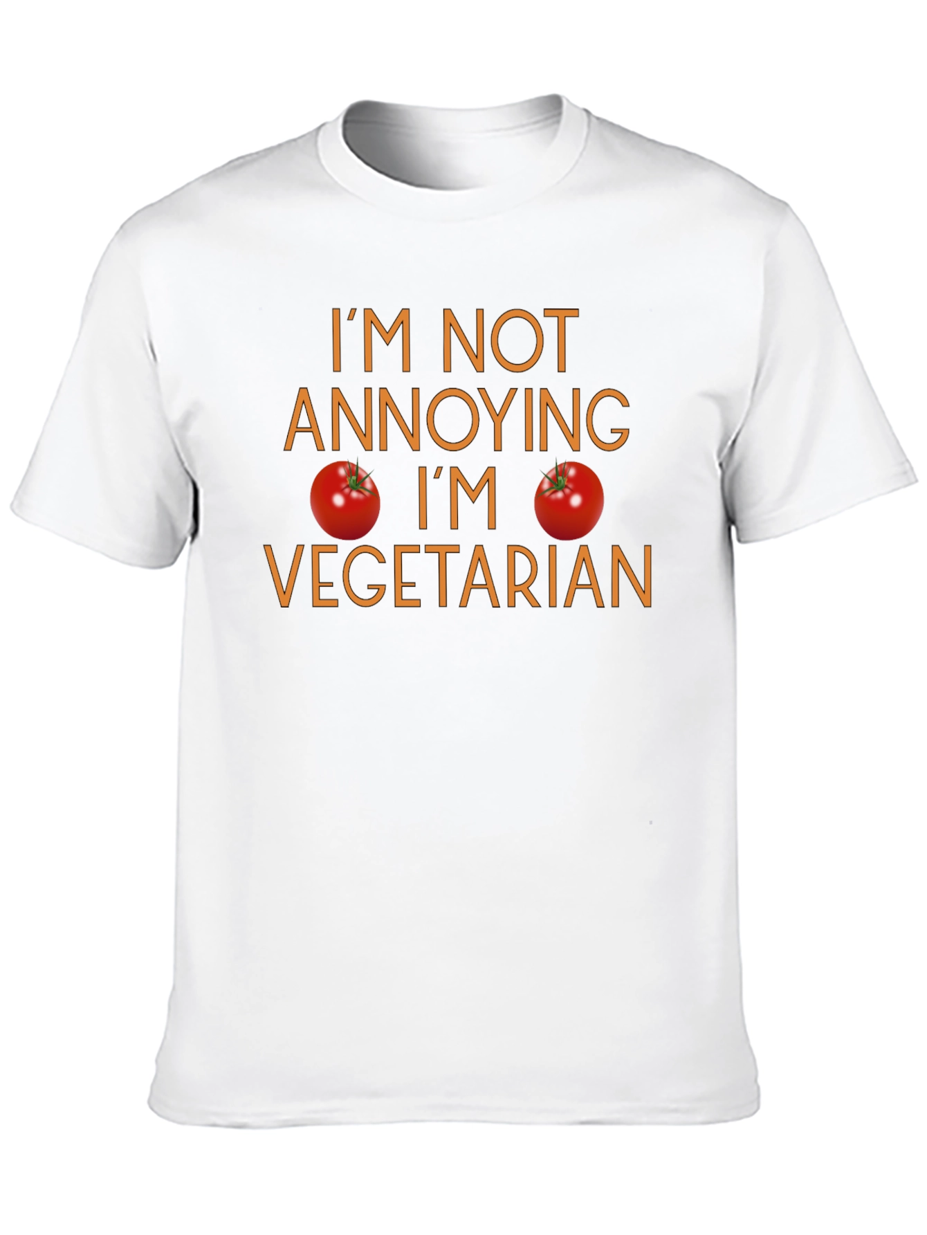 Black Vegetarian Humor Graphic Tee - Funny Foodie T-Shirt view 10
