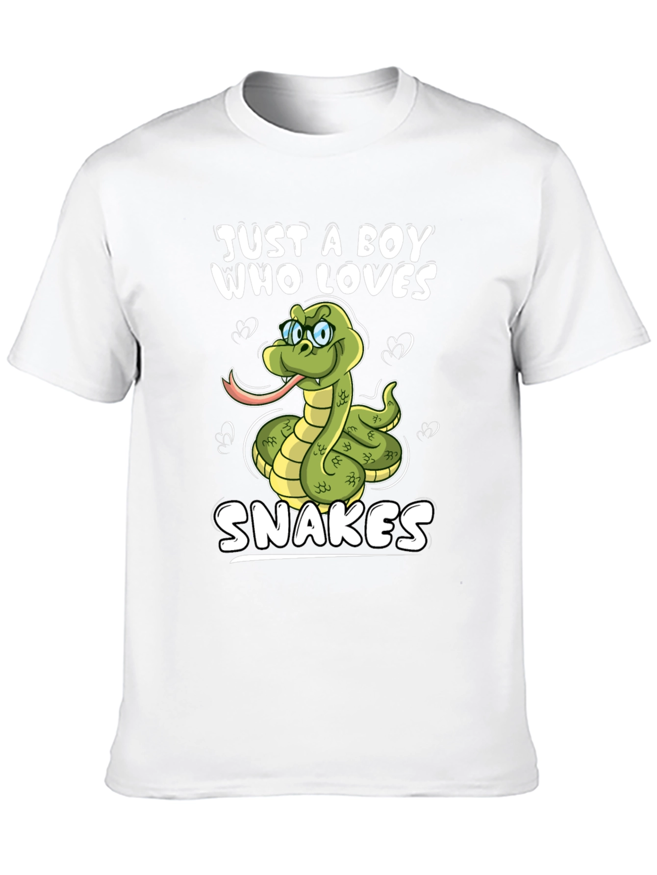 Black Boy Who Loves Snakes Graphic T-Shirt view 10