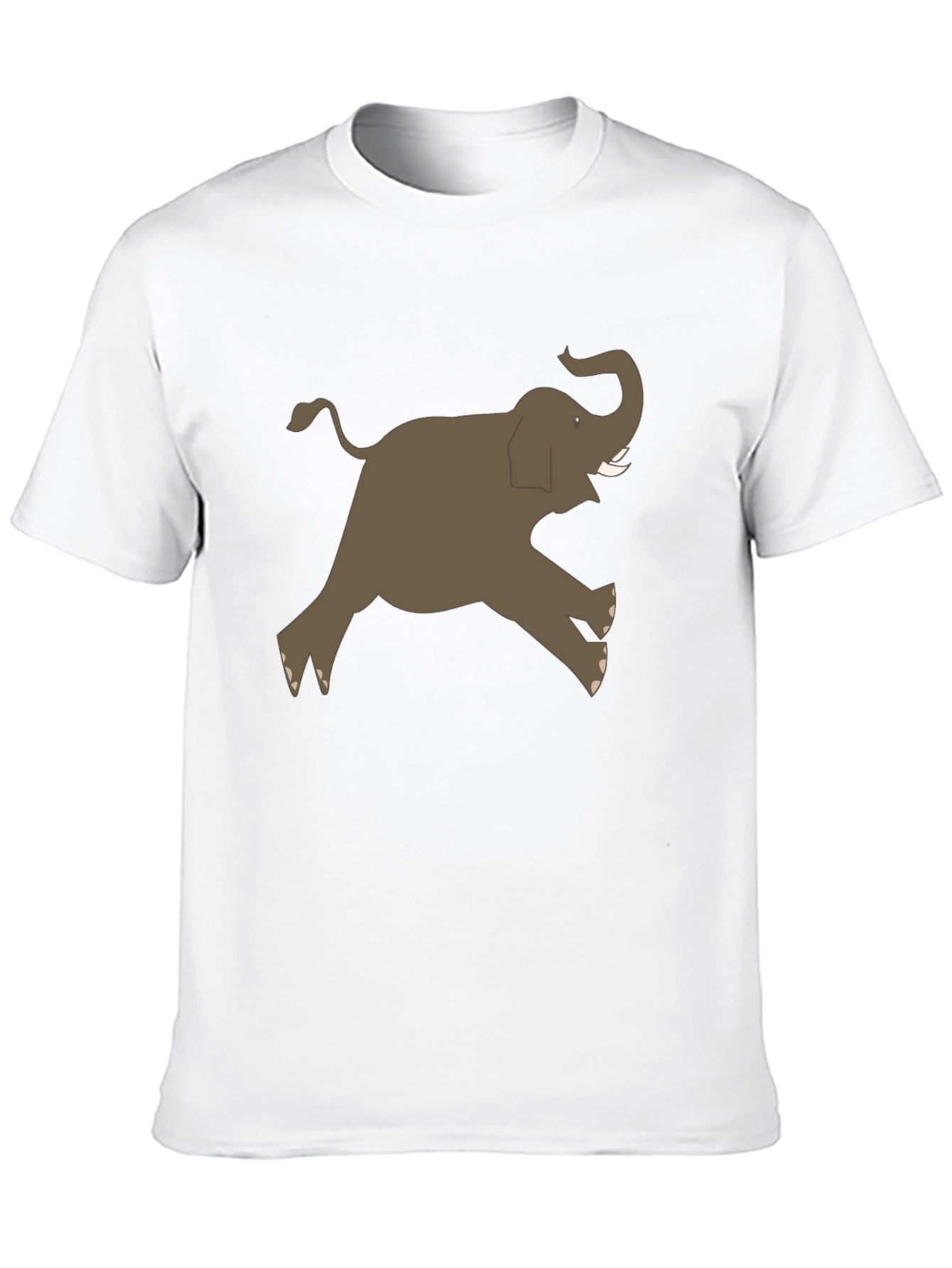 Black Elephant Graphic Tee - Men's Black T-Shirt view 10