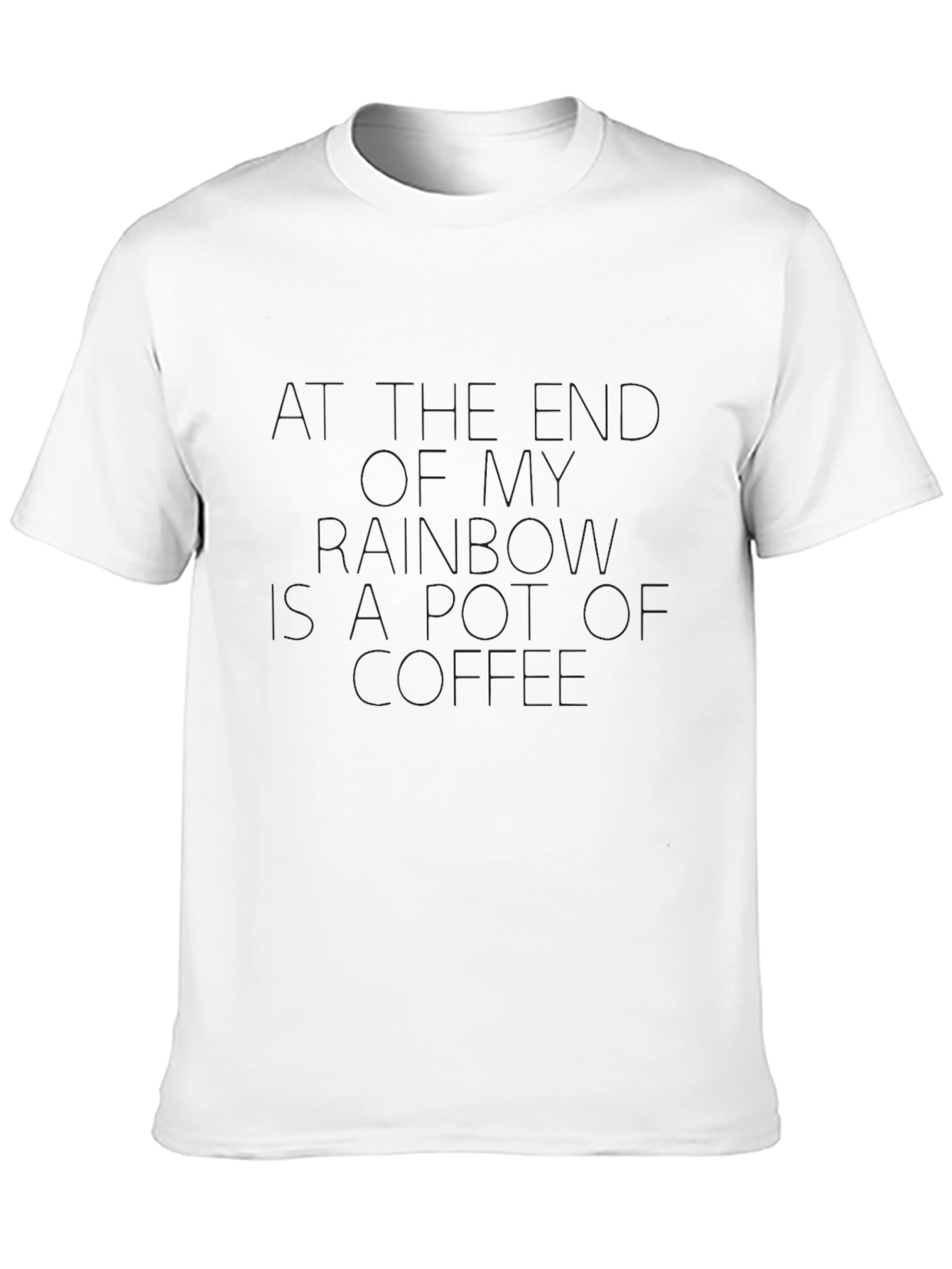 Black Coffee Rainbow Black Graphic Tee view 10