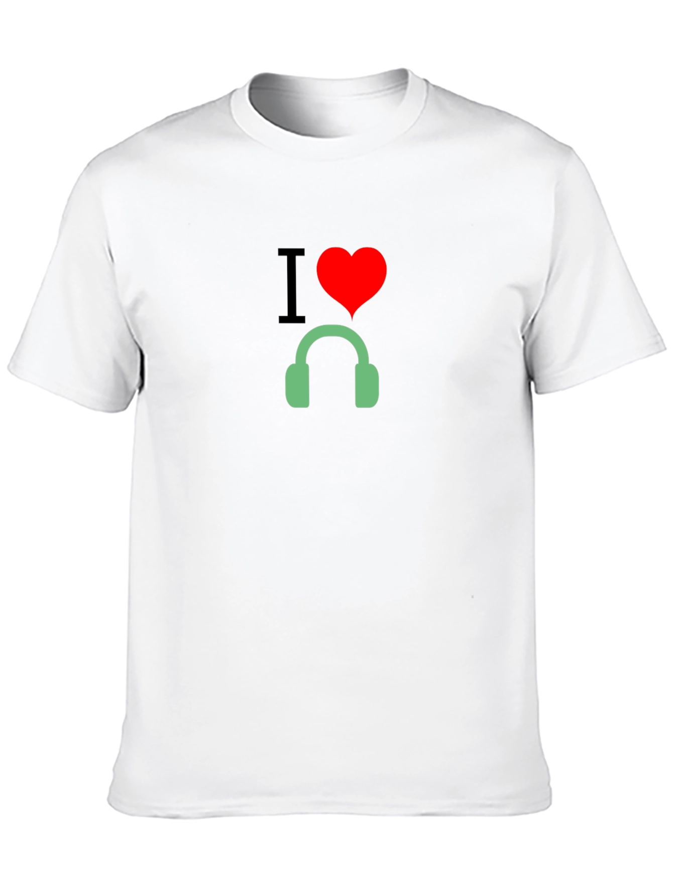 Black I Heart Music T-Shirt view 10