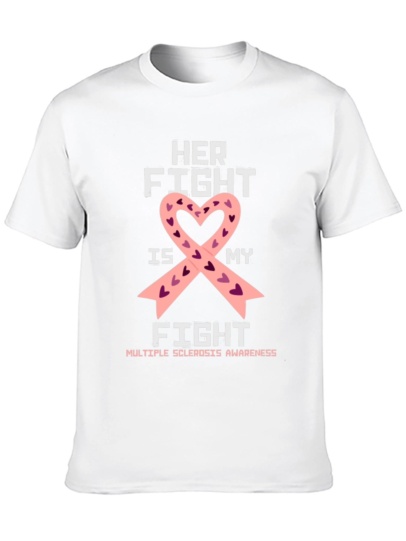 Black Her Fight Is My Fight Awareness T-Shirt view 10