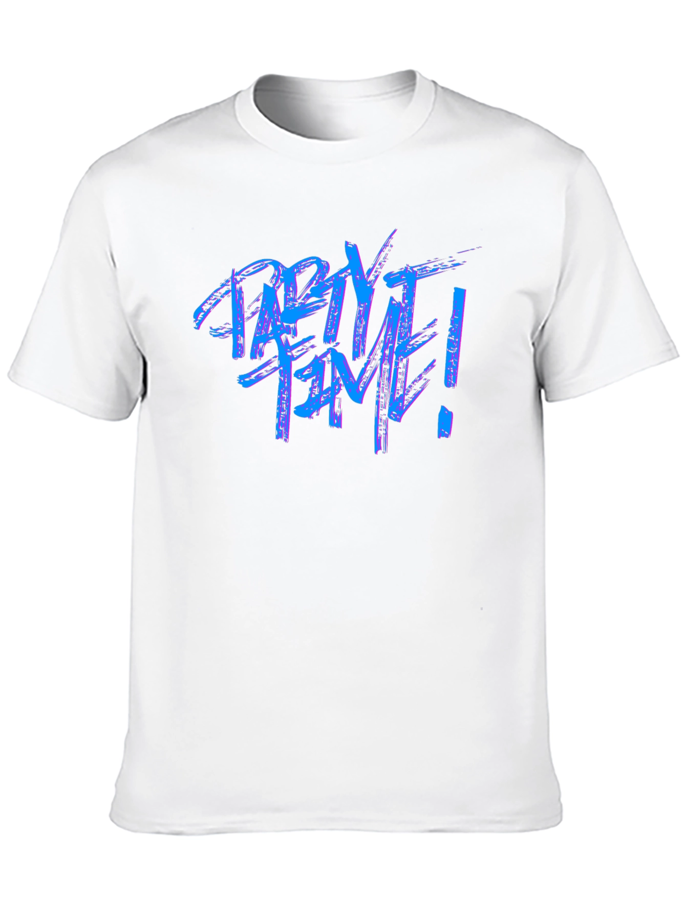 Black Party Time Graphic Tee - Black Crew Neck view 10