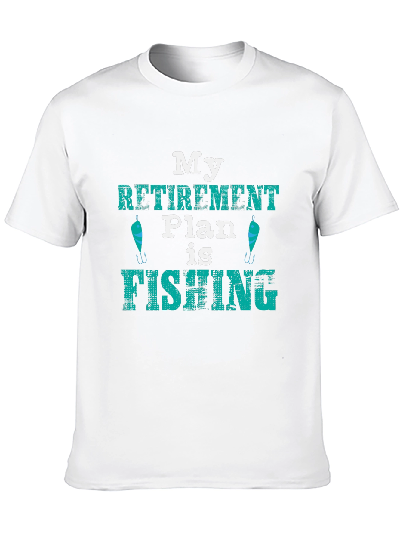 Black Fishing Retirement Plan T-Shirt view 10