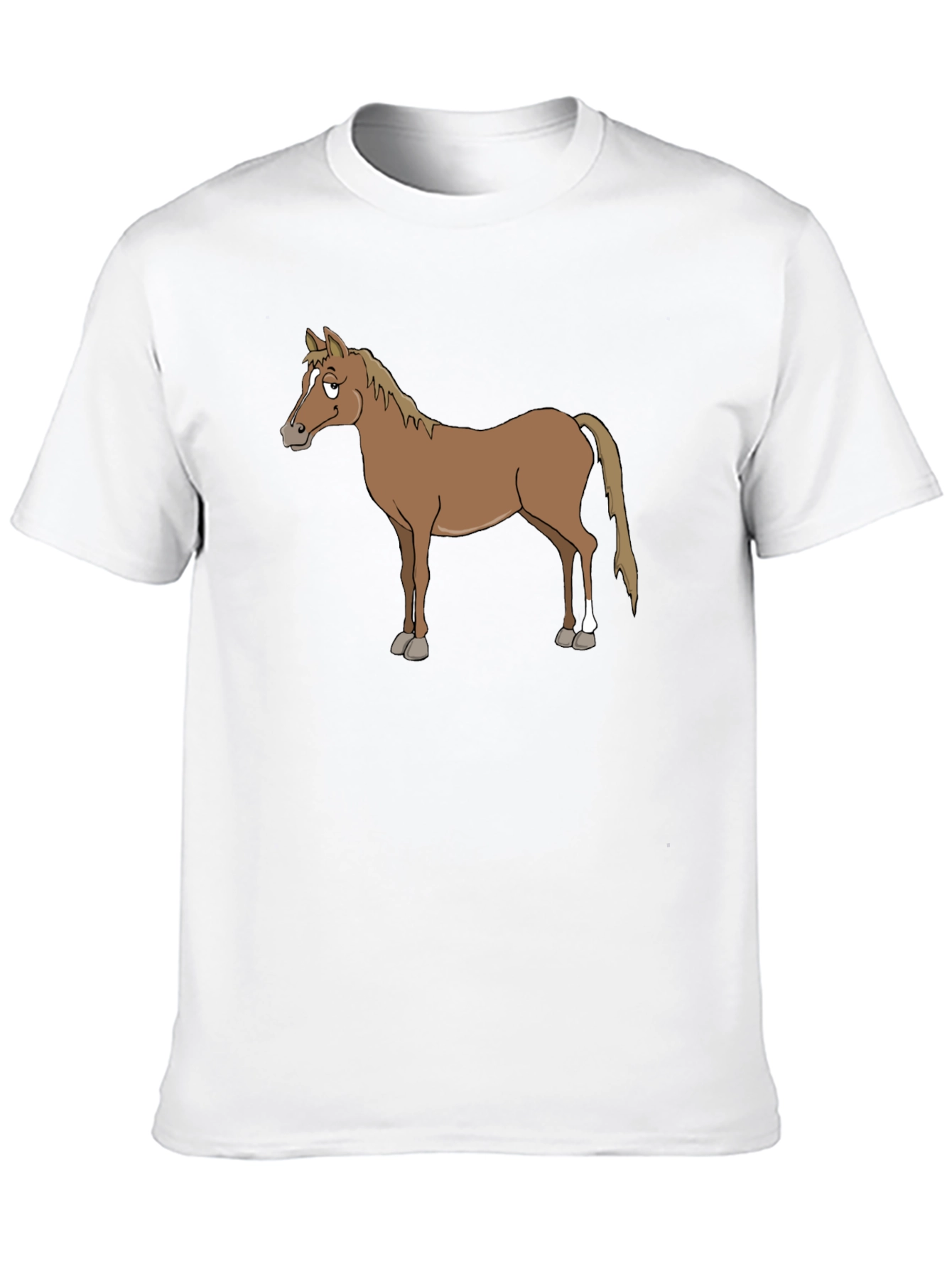 Black Horse Graphic T-Shirt - Casual Black Tee view 10