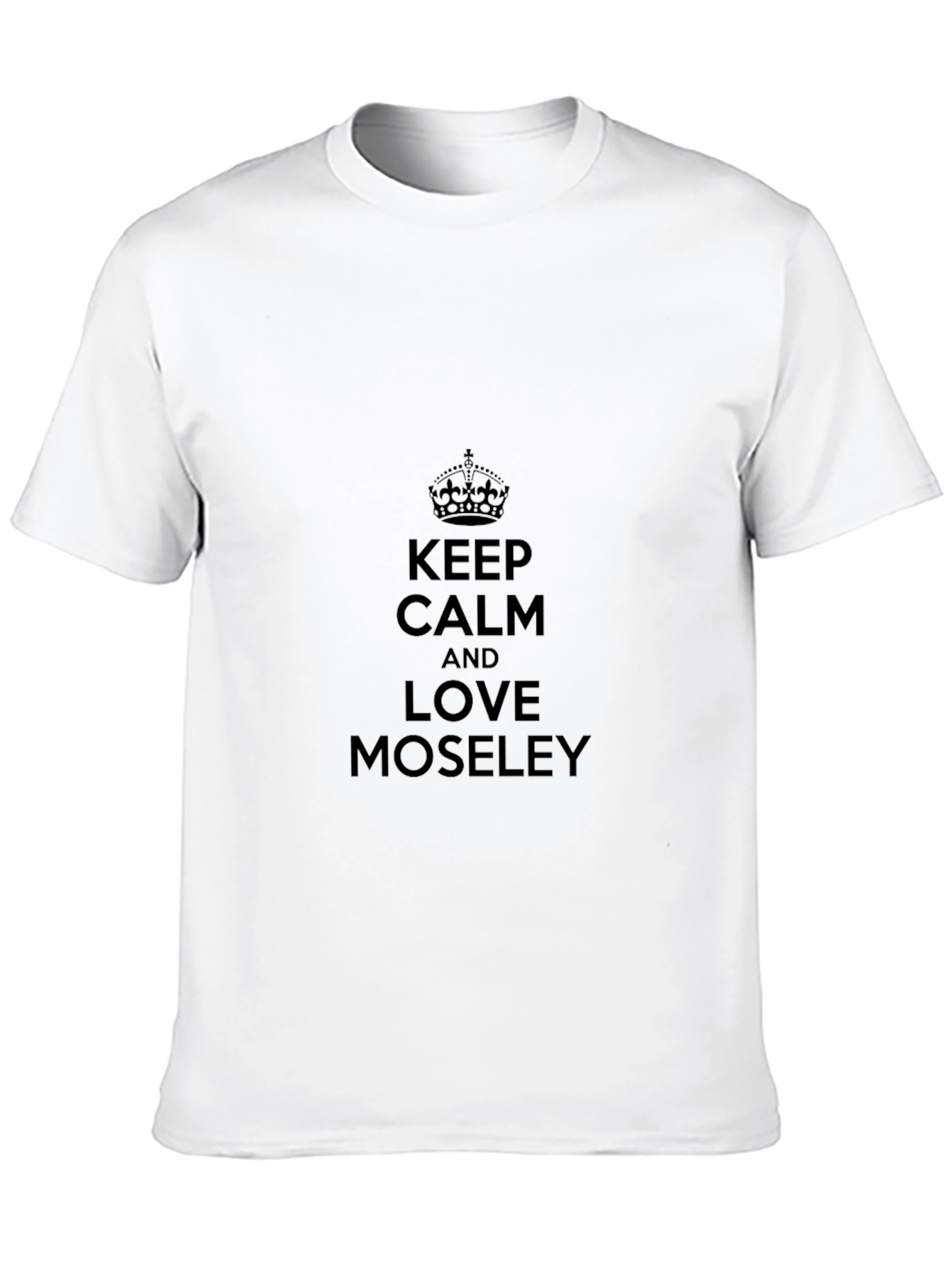 Black Keep Calm and Love Moseley Black T-Shirt view 10