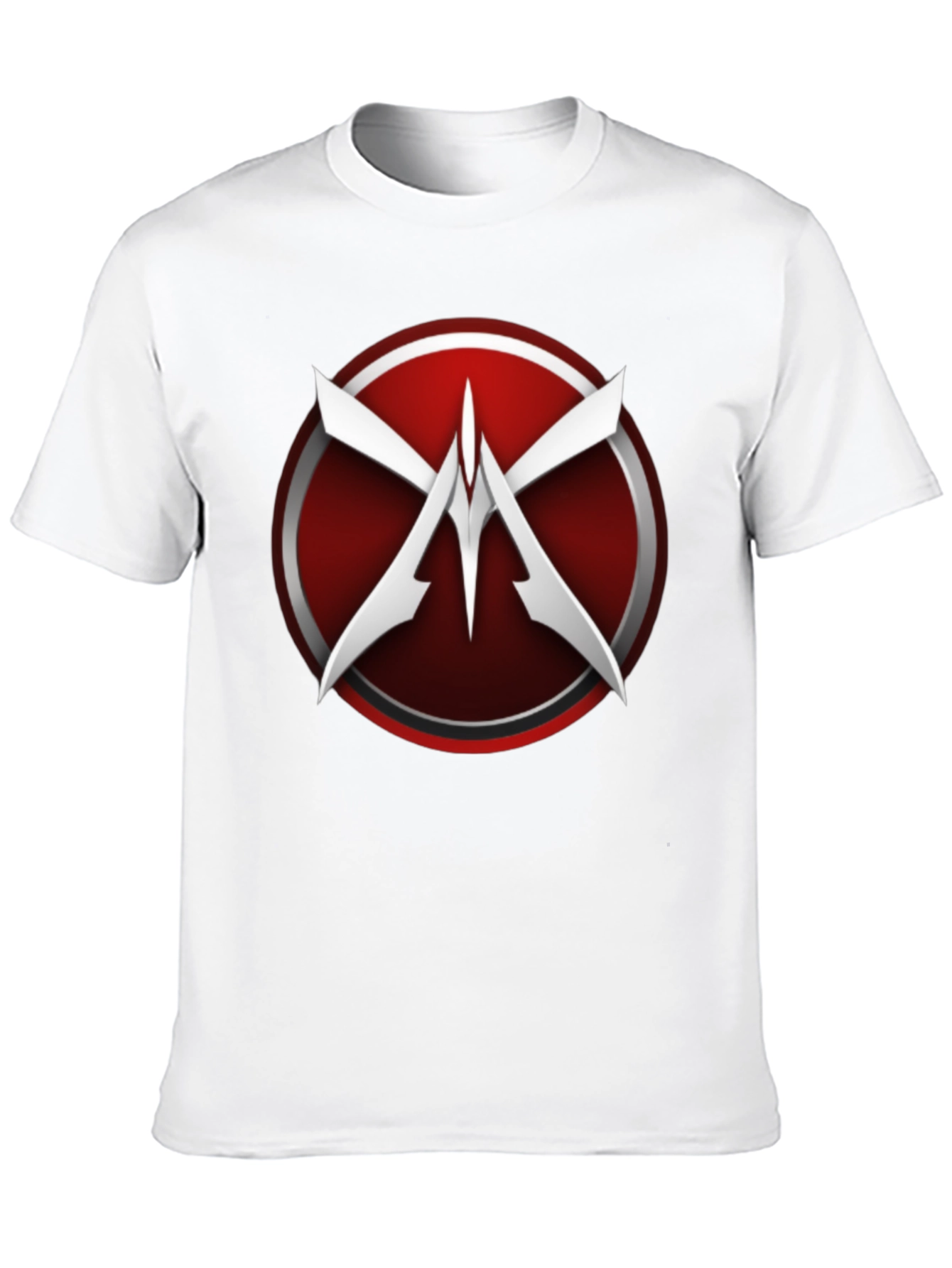 Black Abstract Metal X Logo Black T-Shirt view 10