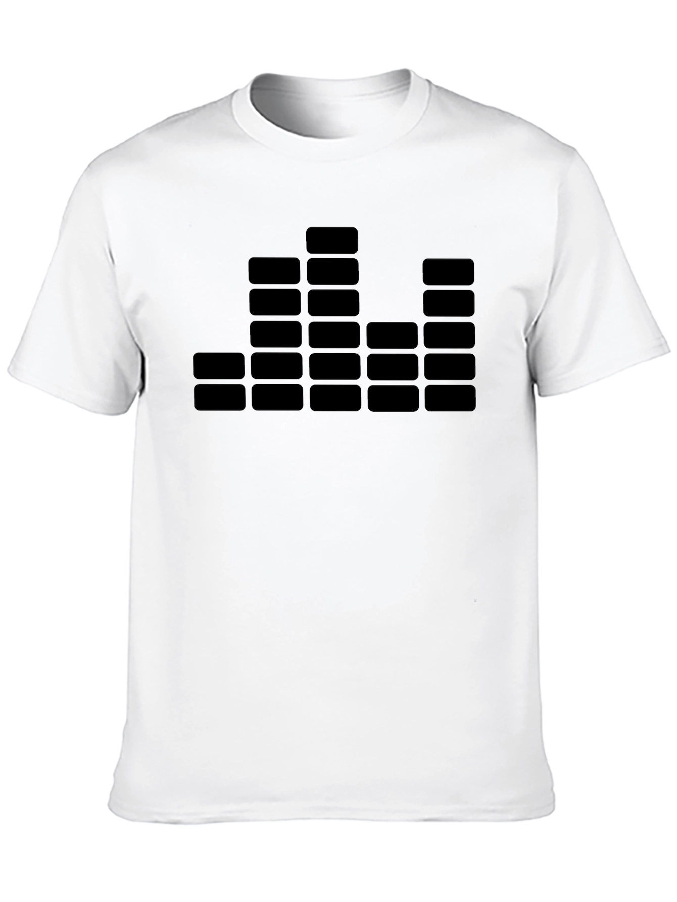 Black EQ Graphic Tee - Black Graphic Print Shirt view 10