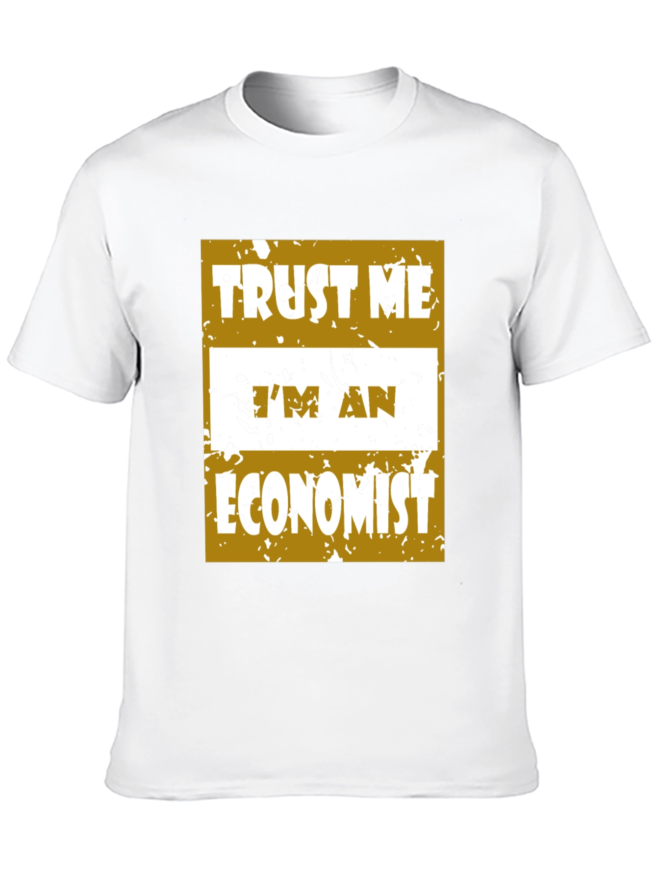 Black Trust Me I'm An Economist T-Shirt view 10