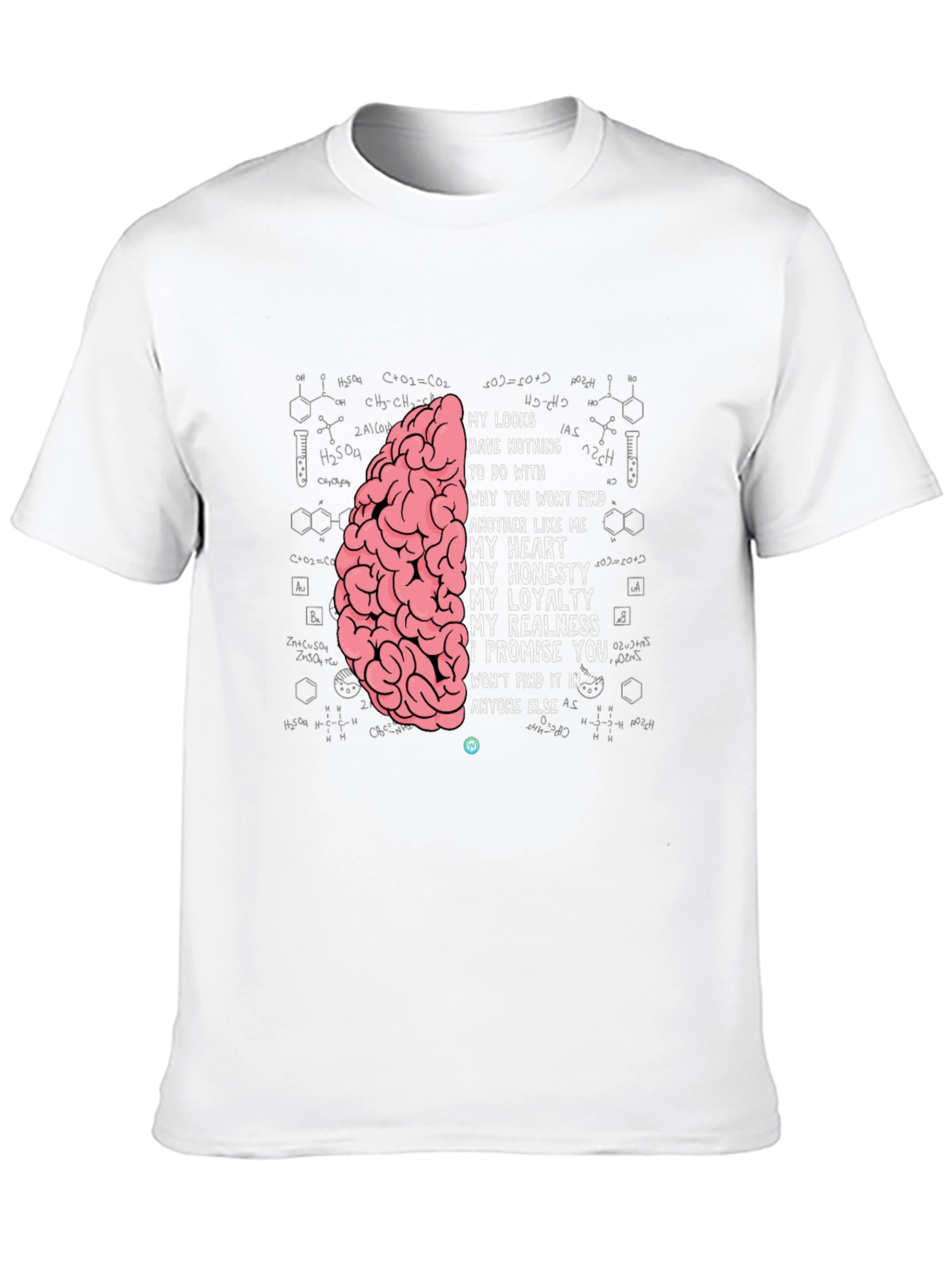 Black Brainy T-Shirt - My Looks Have Nothing view 10