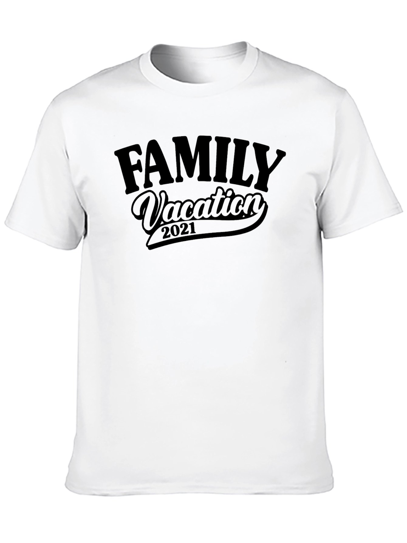 Black Family Vacation 2021 Black T-Shirt view 10