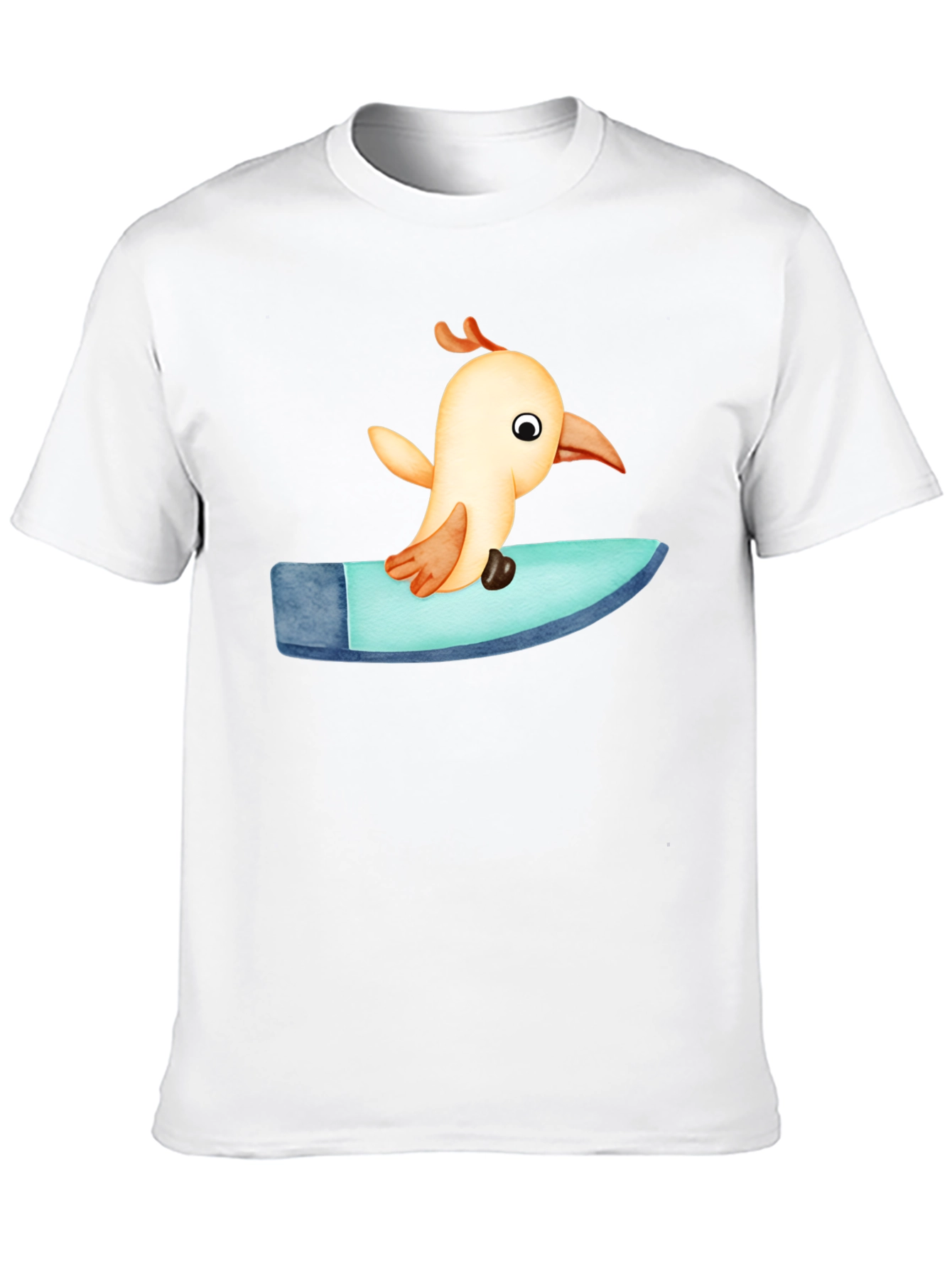 Black Bird Surfing Tee - Black view 10