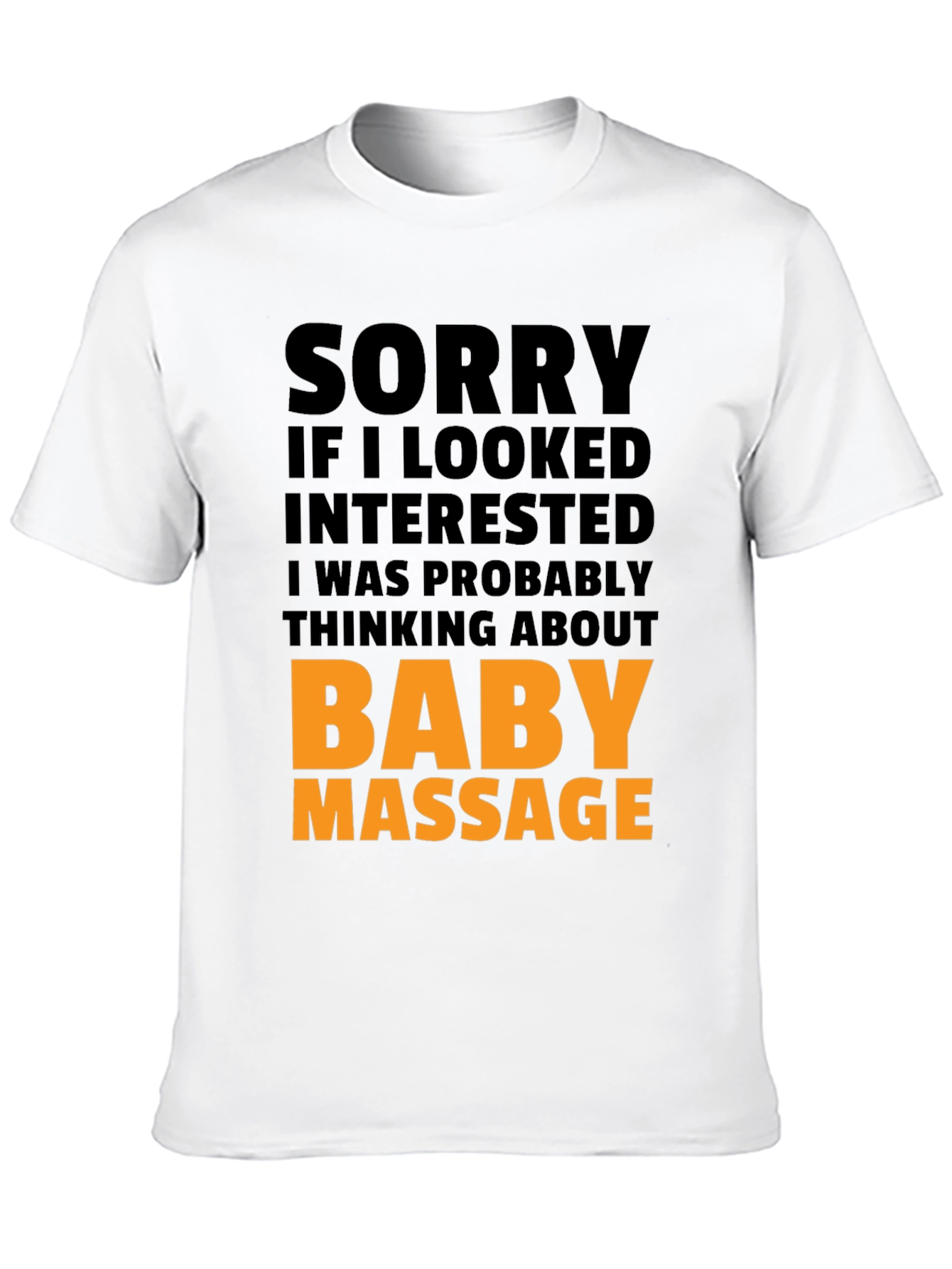Black Baby Massage Funny Graphic T-Shirt view 10