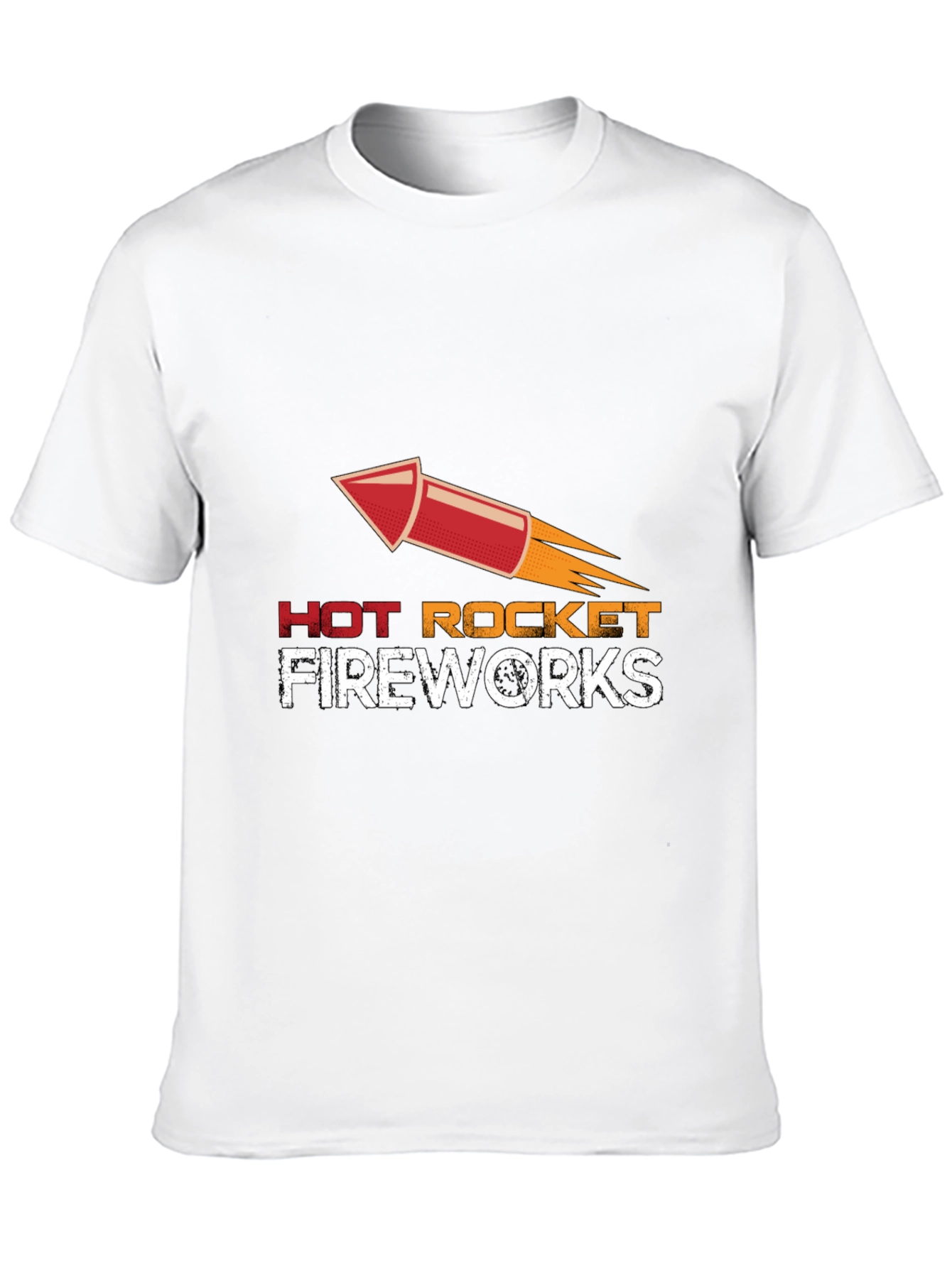 Black Hot Rocket Fireworks T-Shirt view 10