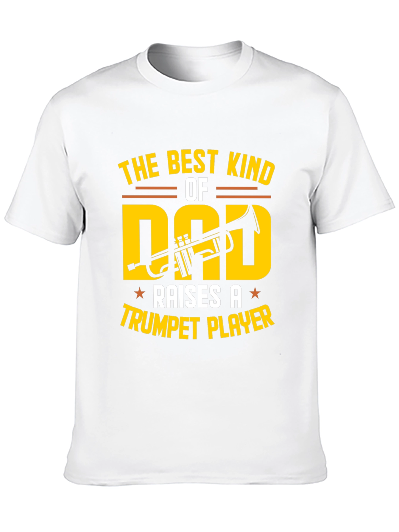 Black Best Kind of Dad Trumpet Player T-Shirt view 10