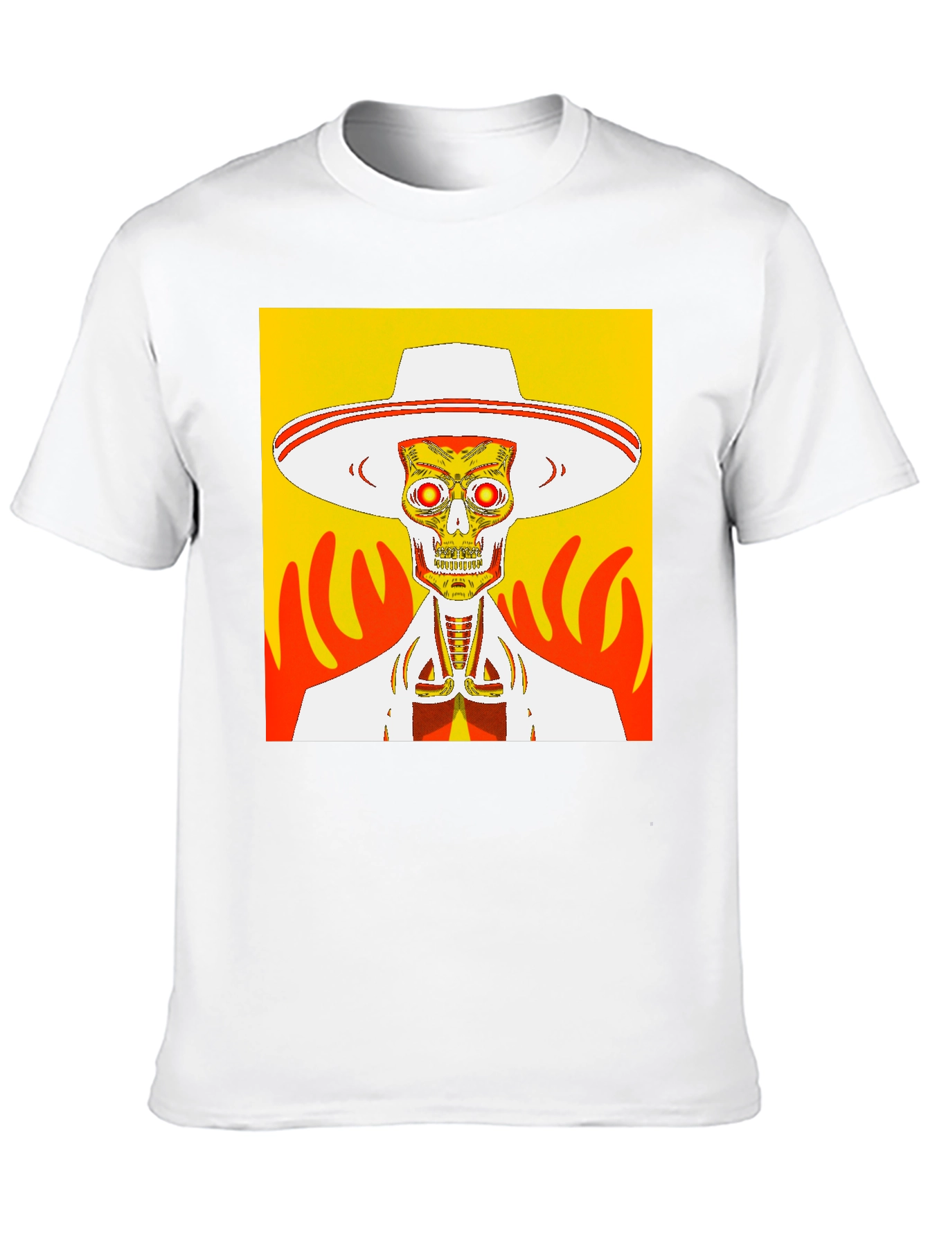 Black Skeleton Mariachi T-Shirt - Day of the Dead Style Tee view 10
