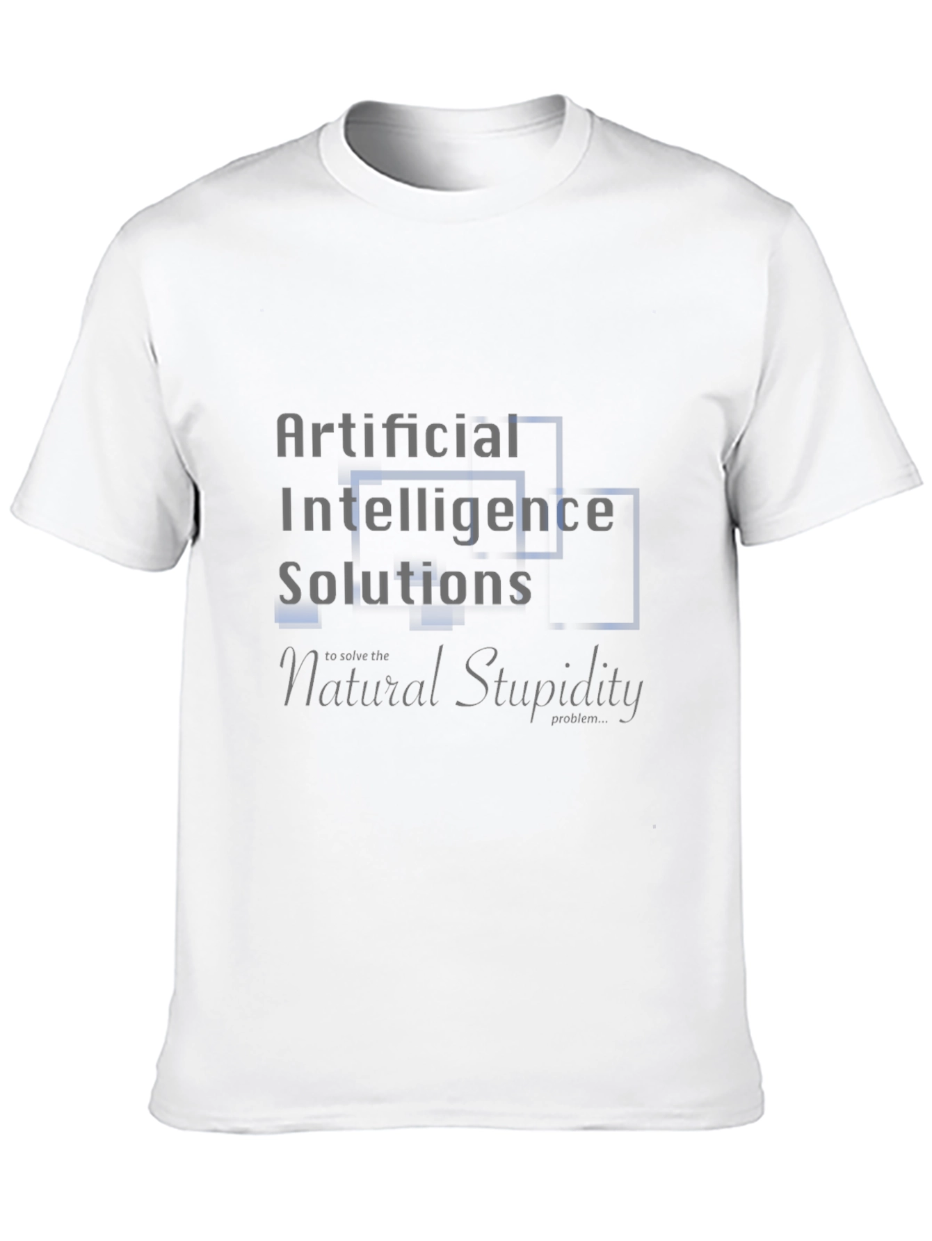 Black Artificial Intelligence Solutions T-Shirt view 10