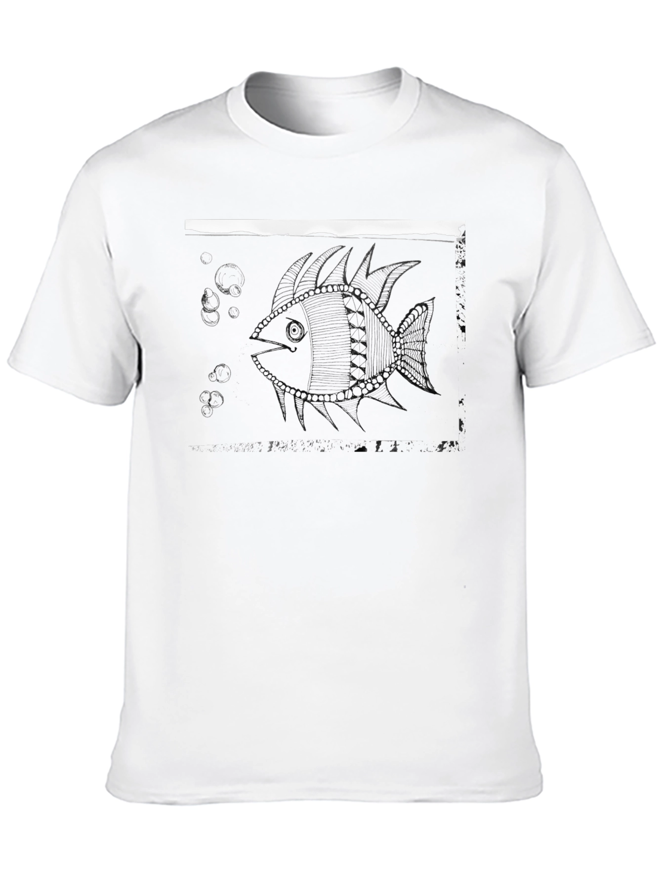 Black Black Fish Graphic Tee - Men's Style view 10