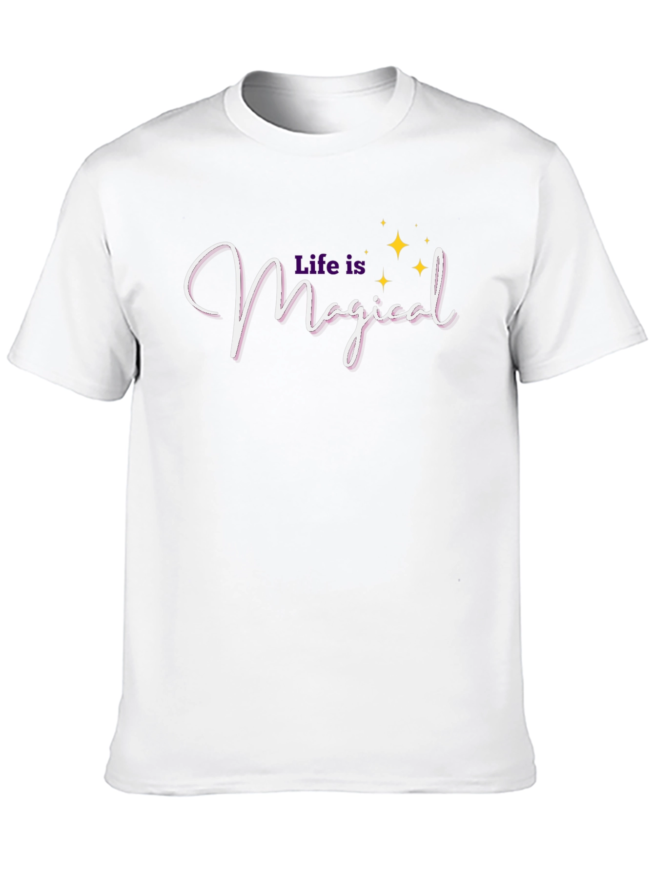 Black Life is Magical T-Shirt - Trendy Graphic Tee view 10