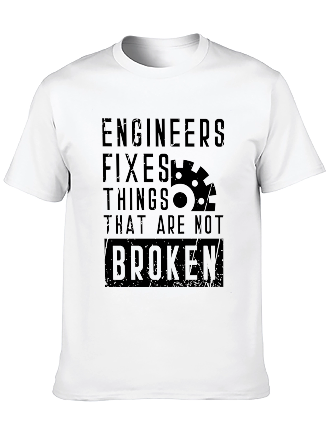 Black Engineer Fixes T-Shirt - Funny Engineering Humor view 10