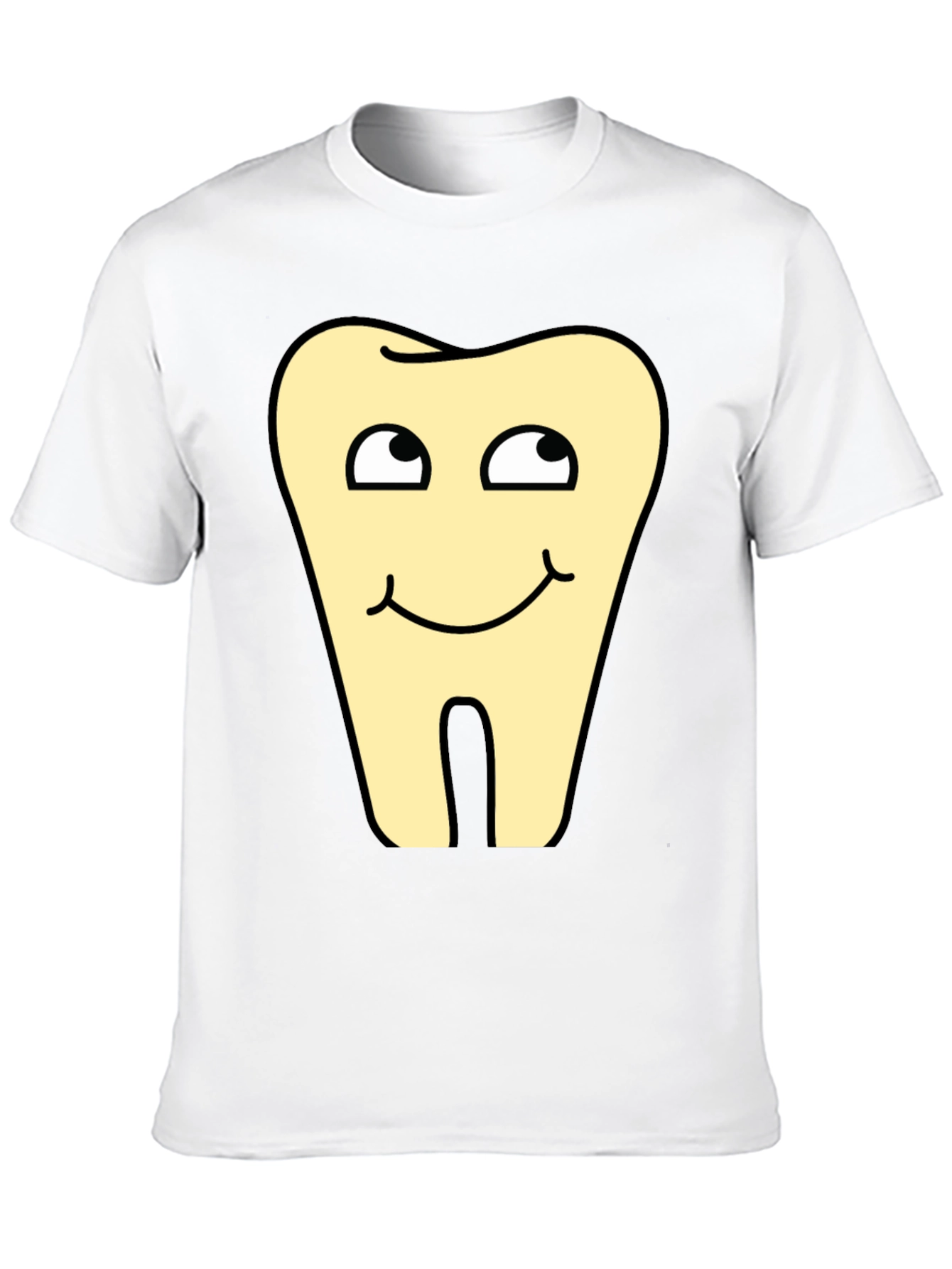 Black Funny Tooth Graphic Tee - Dentist Humor Shirt view 10