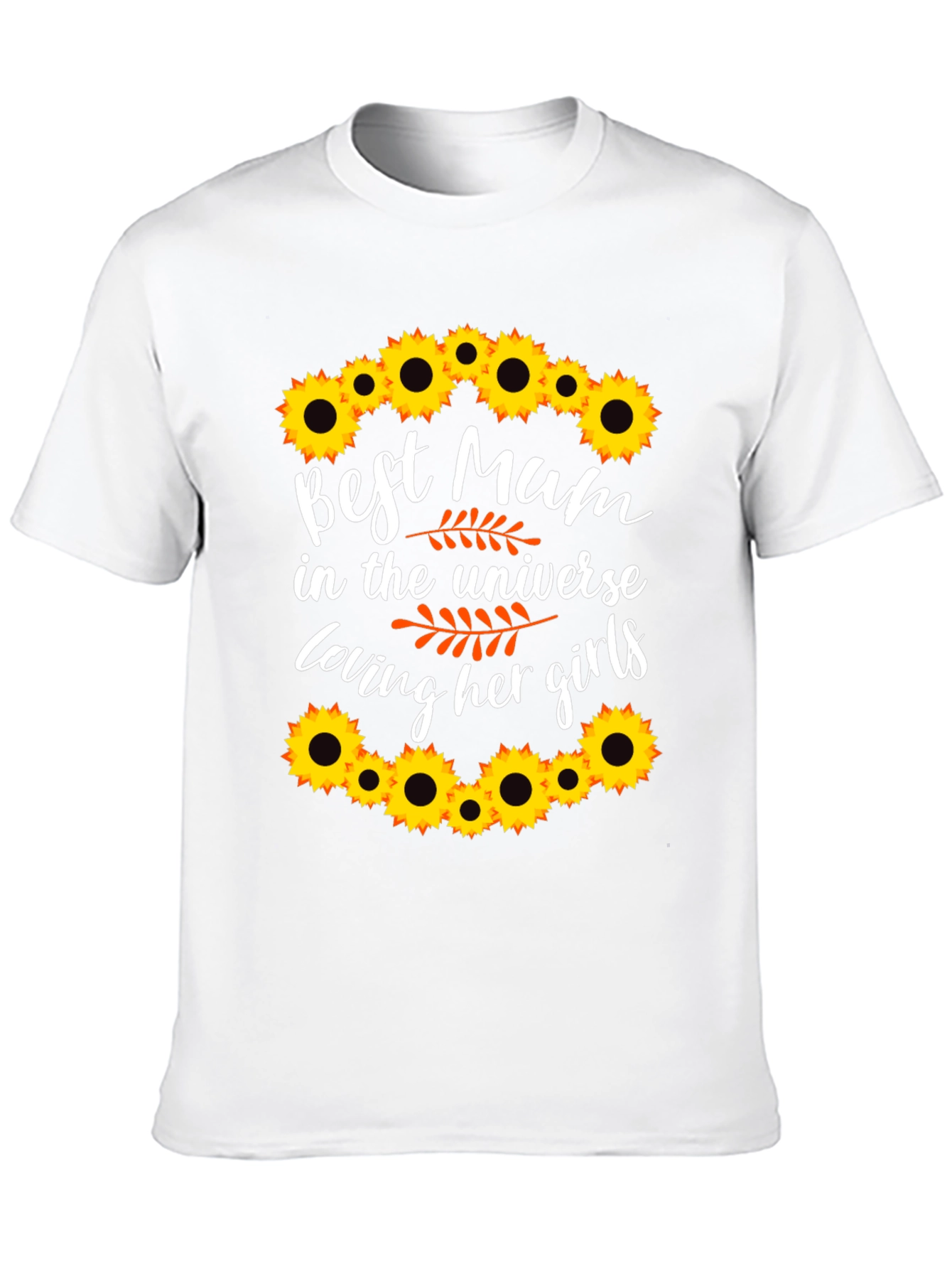 Black Best Mum Ever Sunflower Graphic Tee view 10