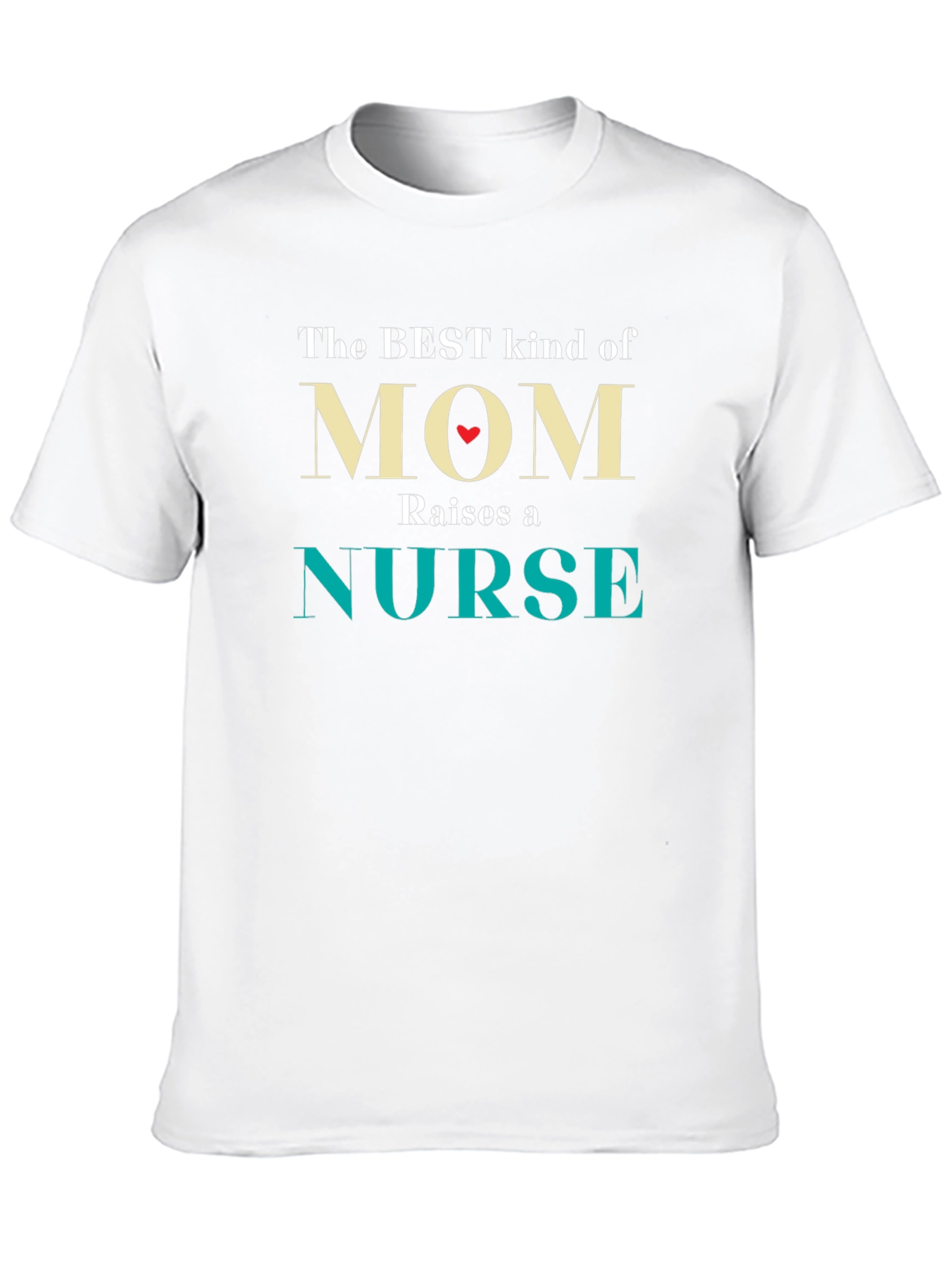 Black Best Mom Raises a Nurse T-Shirt view 10