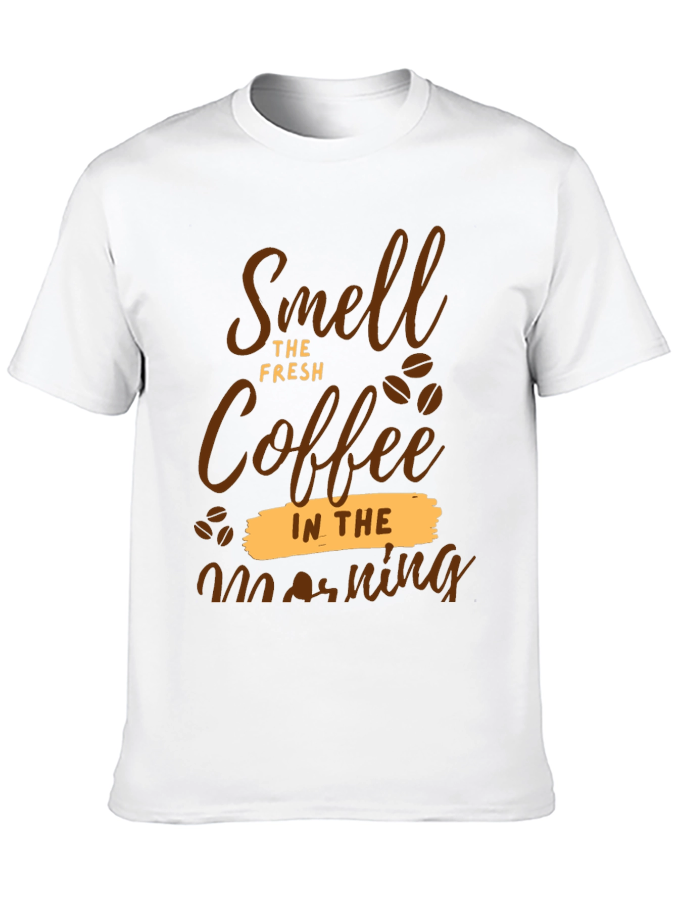 Black Smell The Fresh Coffee T-Shirt view 10