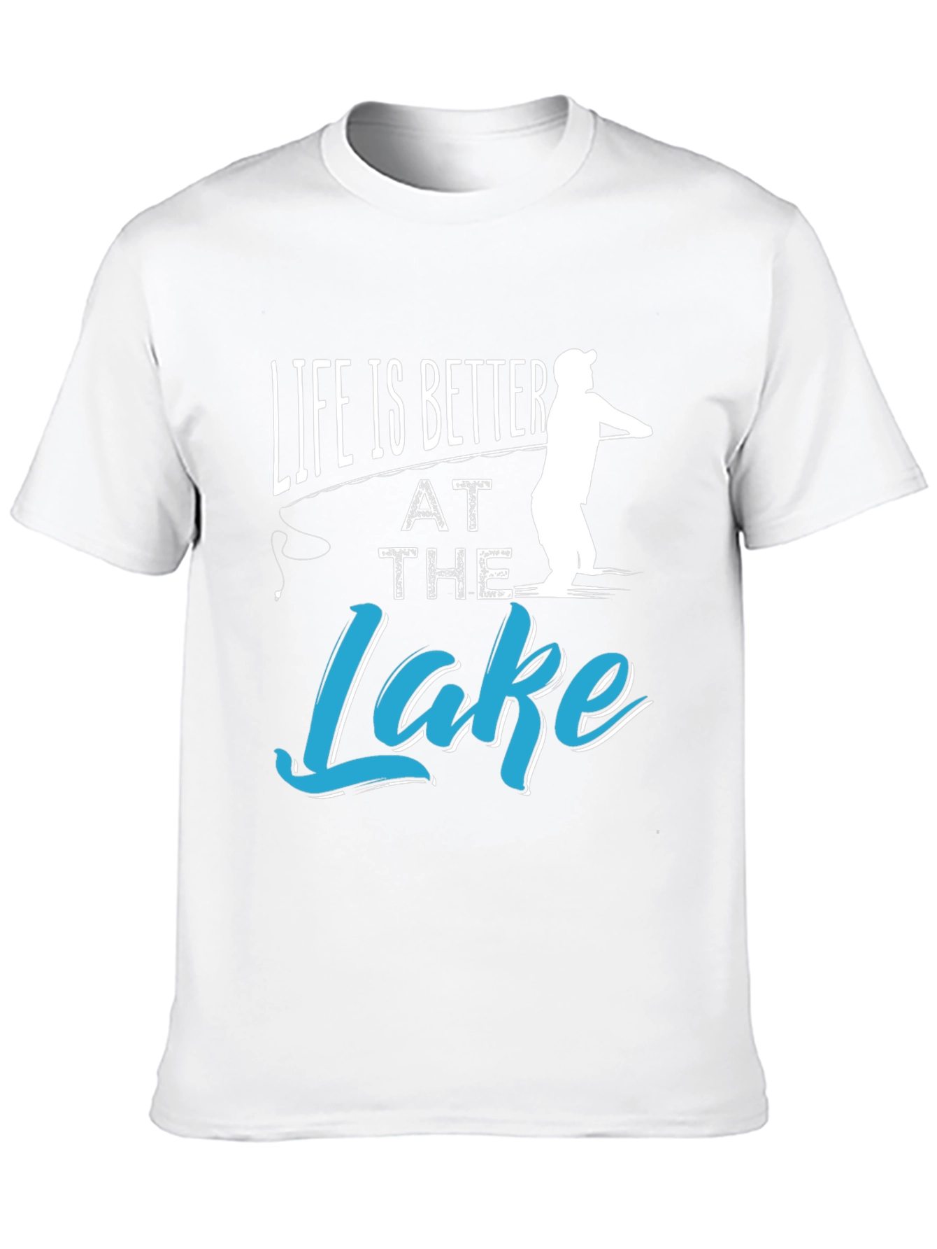 Black Life is Better at the Lake Fishing T-Shirt view 10