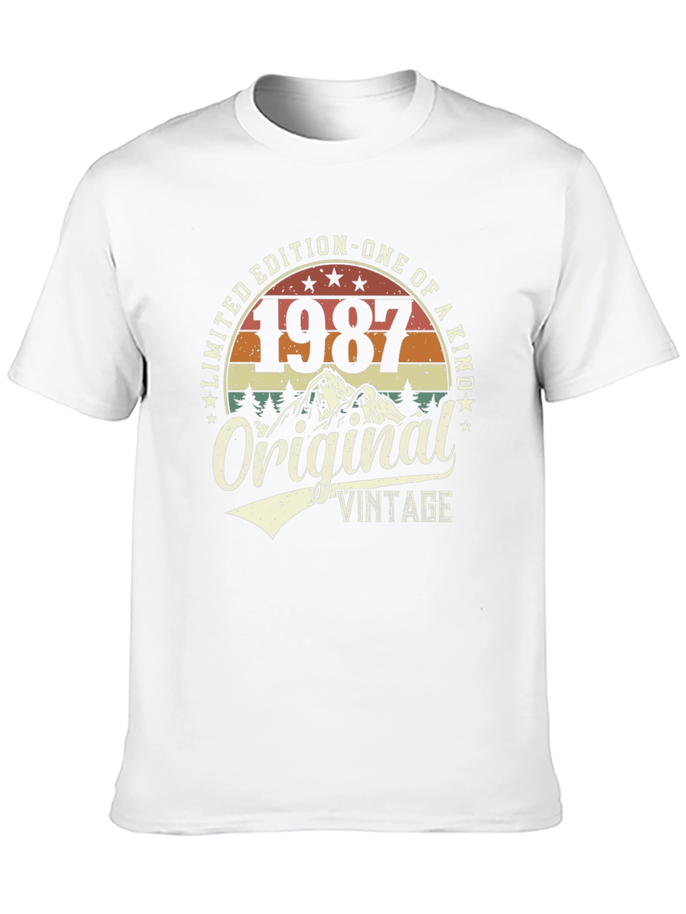 Black 1987 Vintage Limited Edition T-Shirt view 10