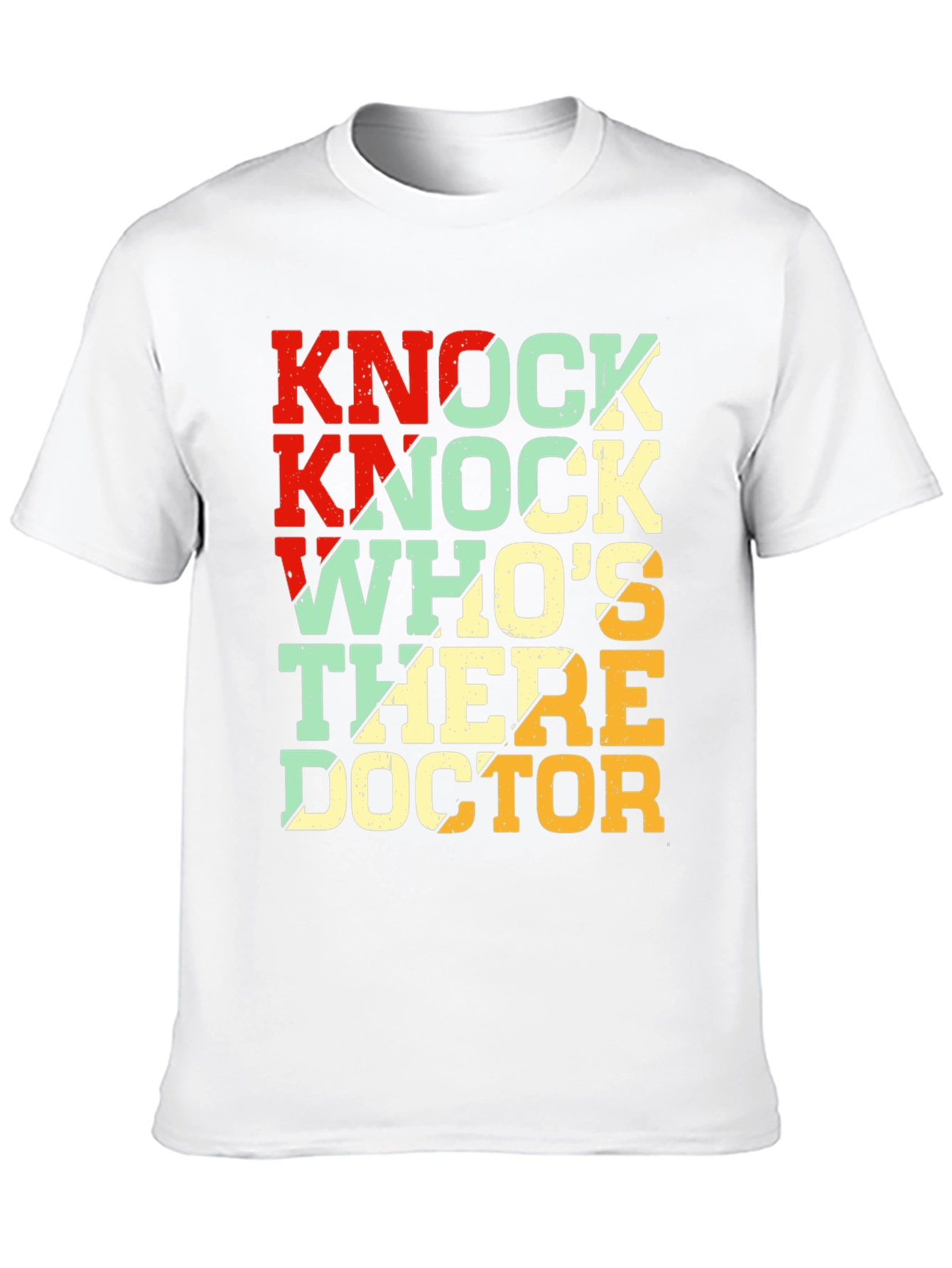 Black Knock Knock Doctor T-Shirt - Funny Humor Tee view 10